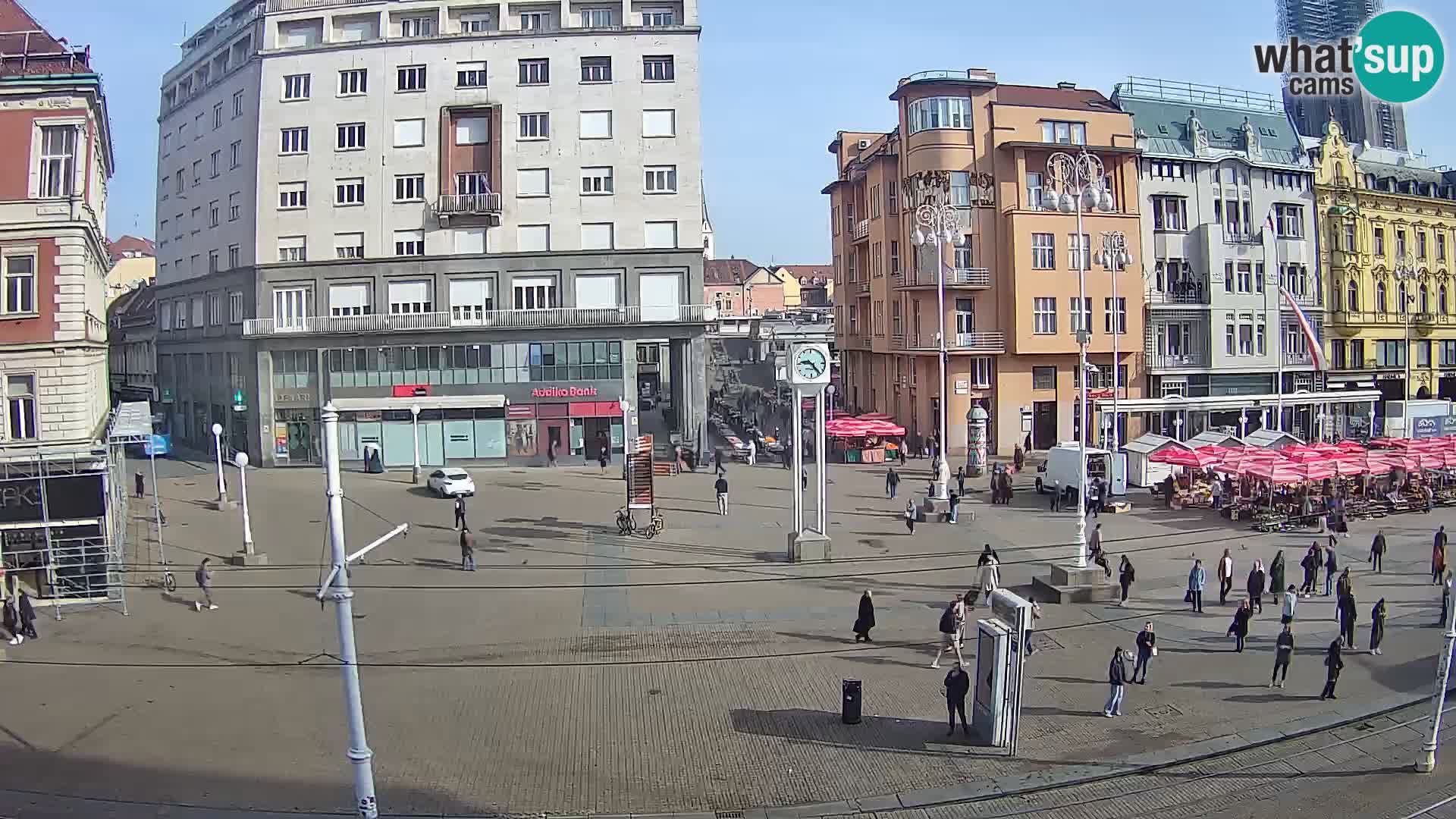 Zagreb live cam Bana Jelačića