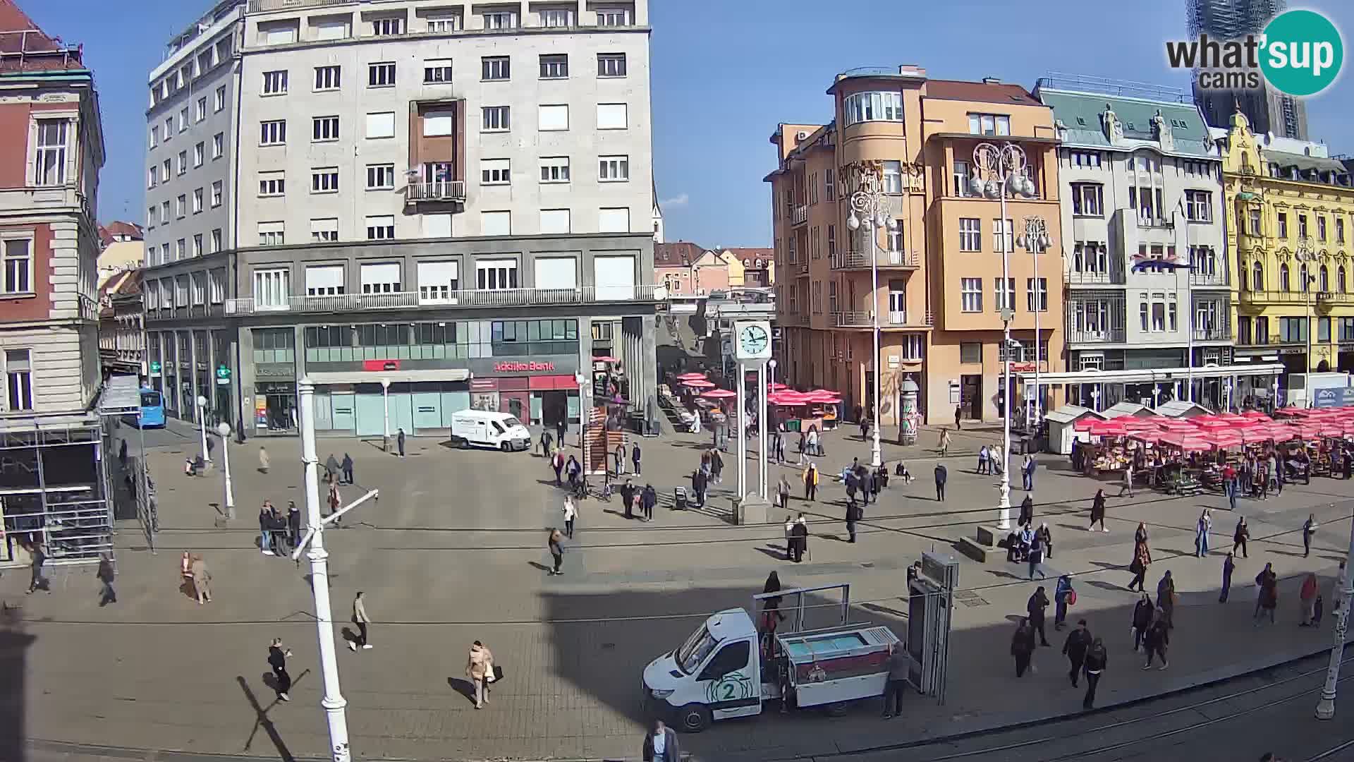 Zagreb live cam Bana Jelačića