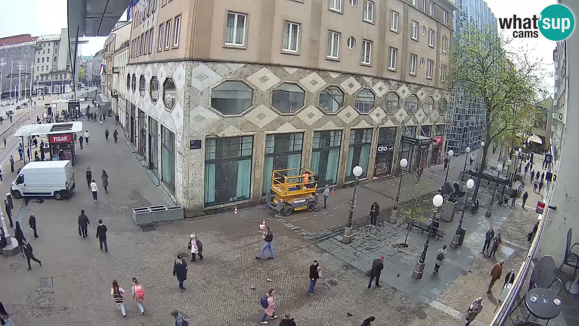 Webcam Zagabria Ban Jelacic piazza | Croazia