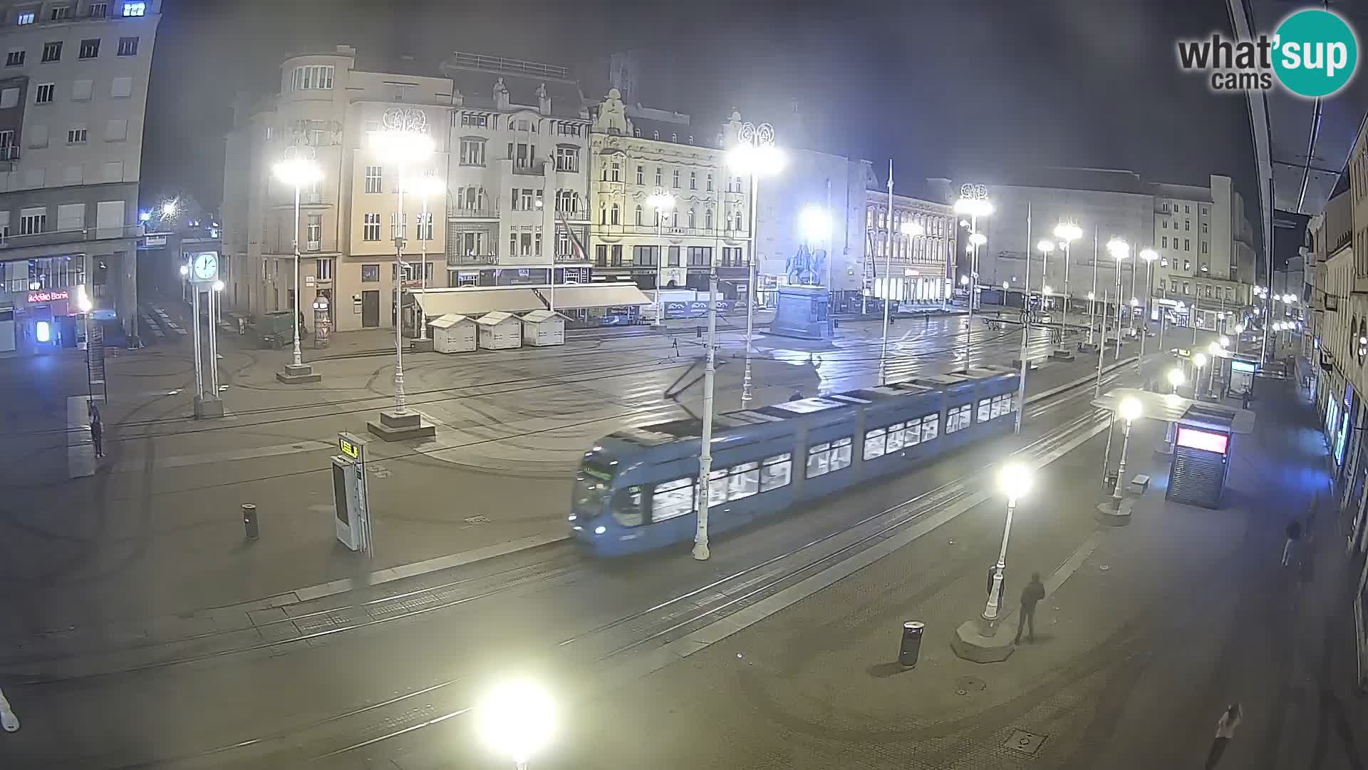 Live Cam Zagreb Ban Jelačić place | Croatie