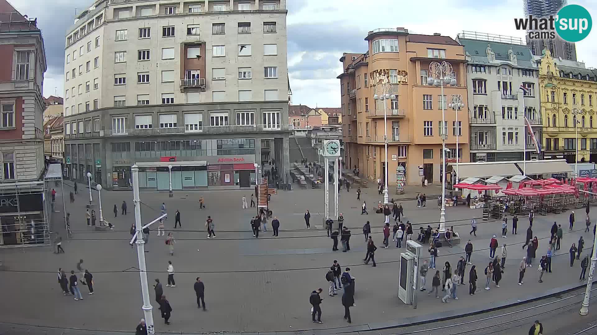 Webcam Zagreb Bana Jelačića square | Croatia