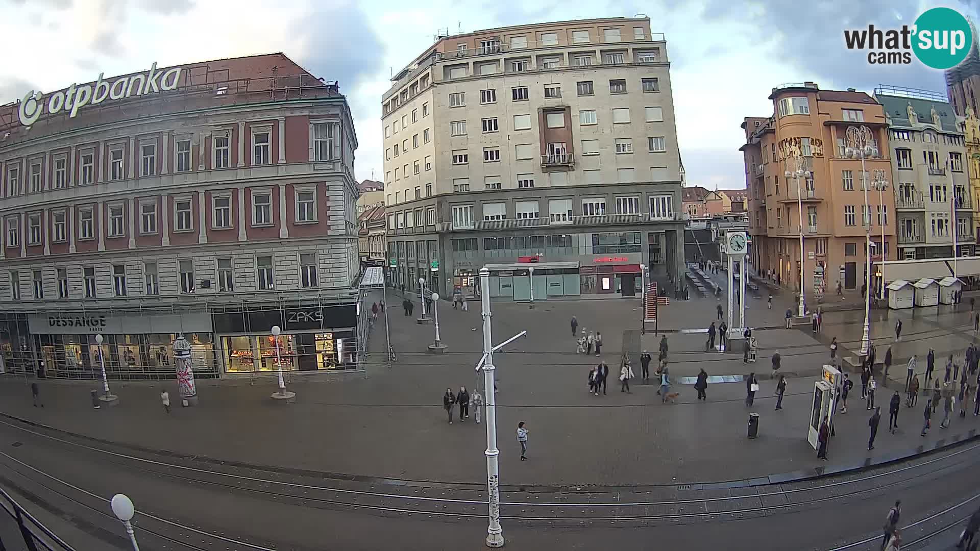Webcam Zagabria Ban Jelacic piazza | Croazia