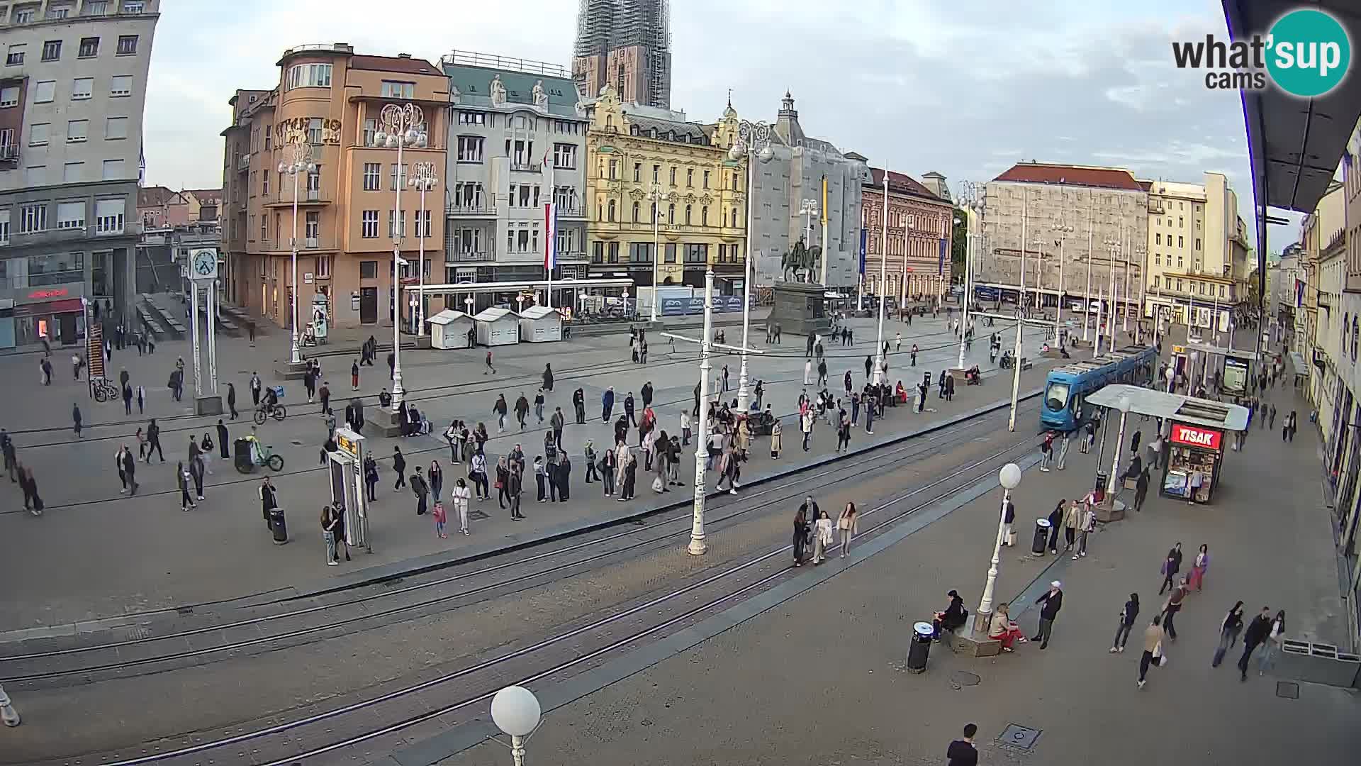 Zagreb live cam Bana Jelačića