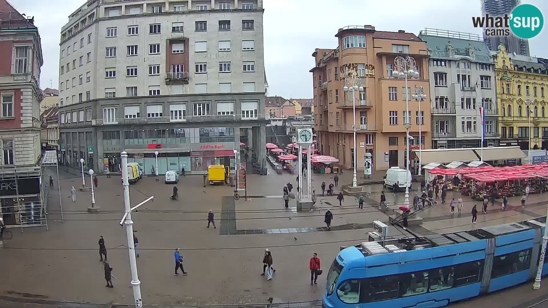 Zagreb live cam Bana Jelačića