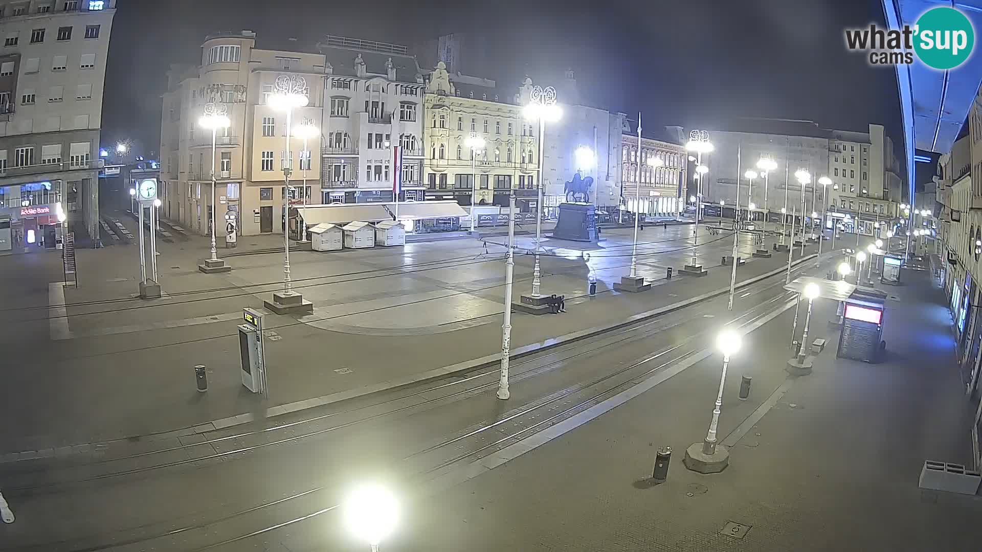 Zagreb webcam Ban Jelacica Platz | Kroatien