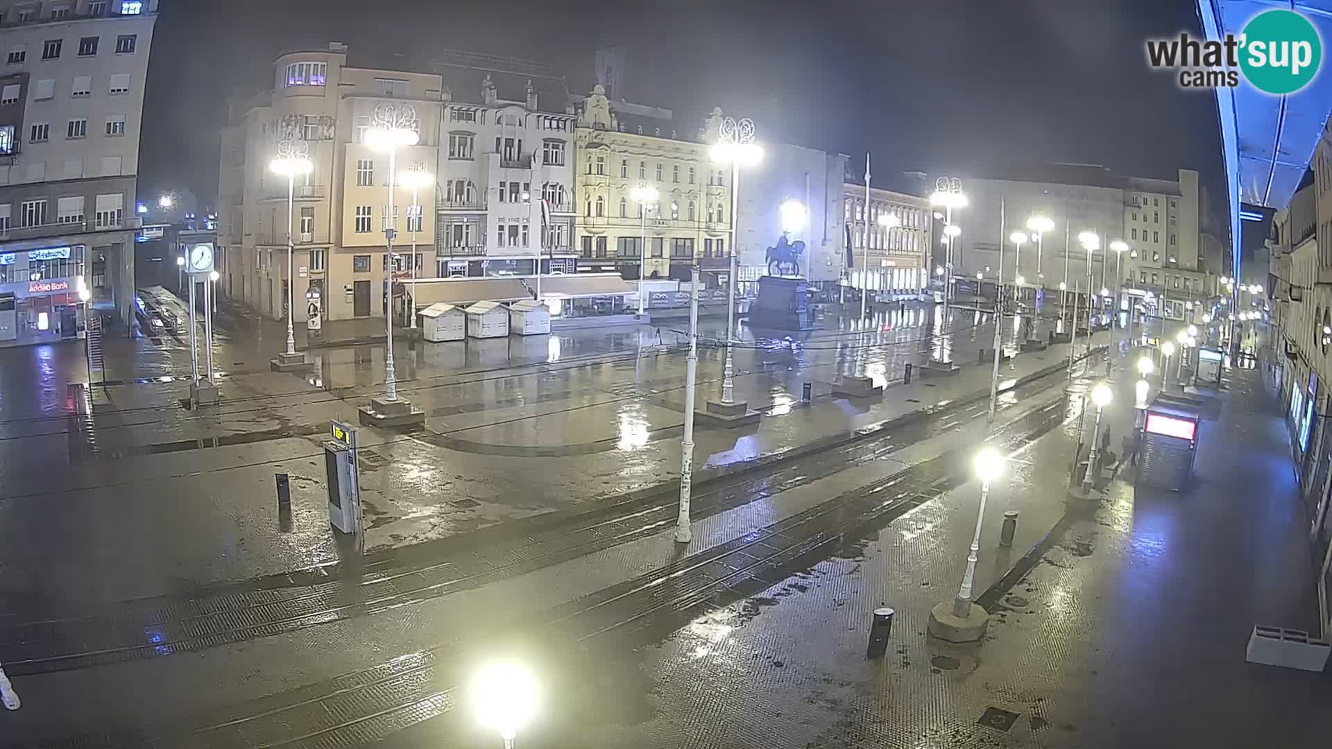 Webcam Zagabria Ban Jelacic piazza | Croazia