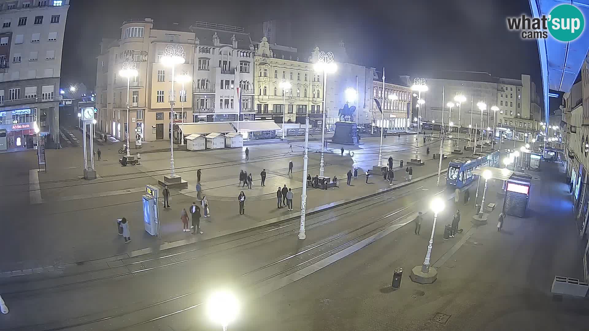 Webcam Zagabria Ban Jelacic piazza | Croazia