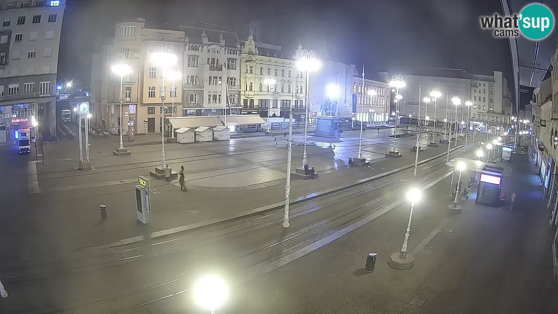 Webcam Zagreb Bana Jelačića square | Croatia
