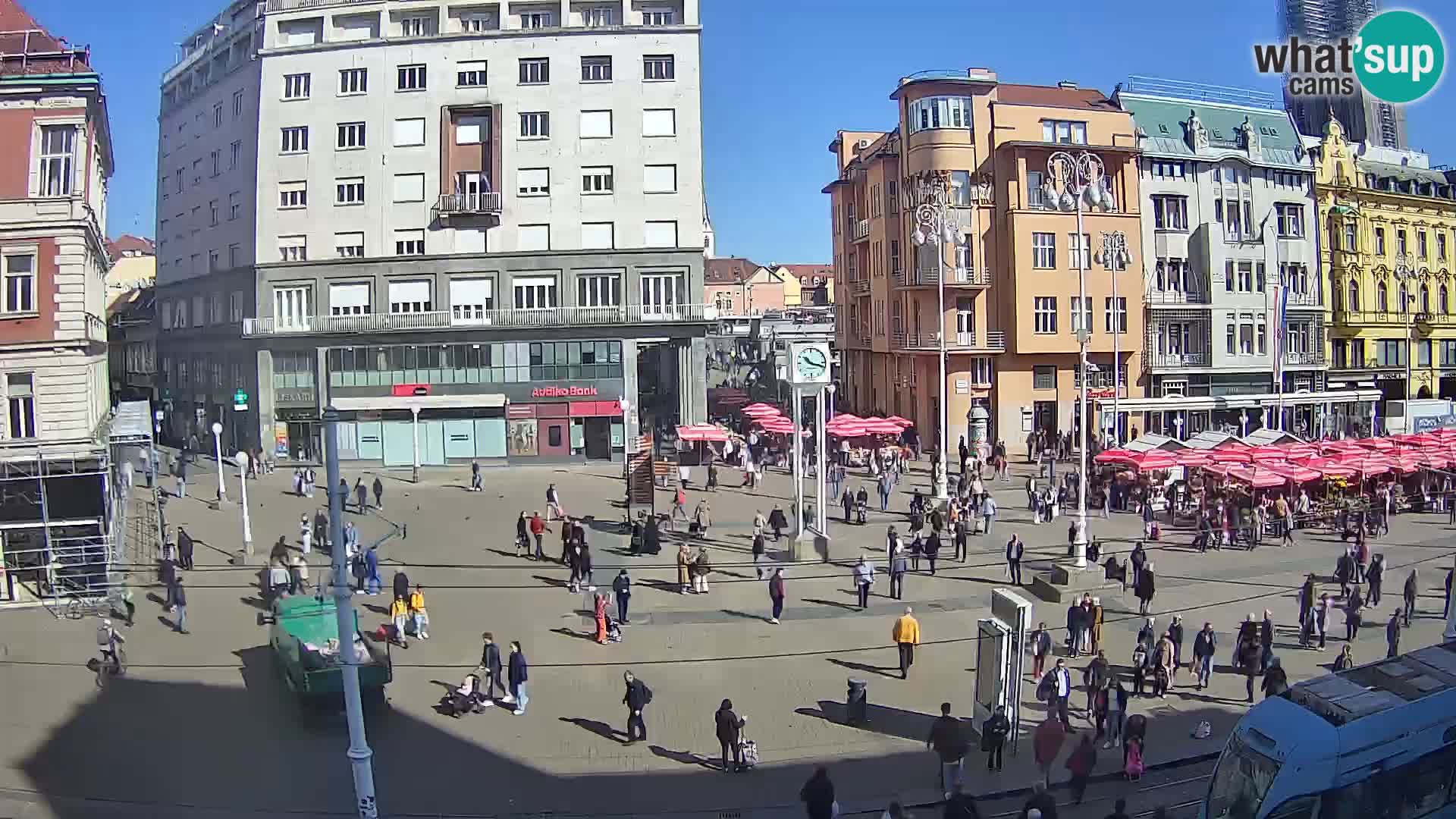 Spletna kamera Zagreb Ban Jelačić