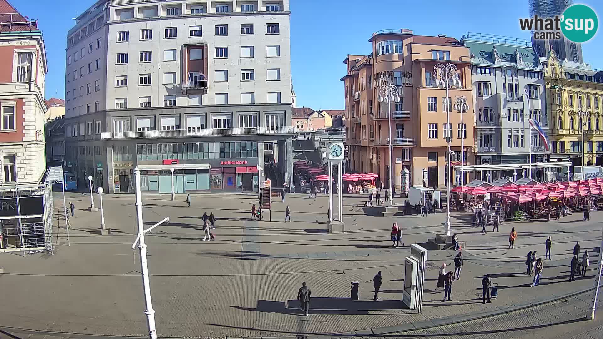 Spletna kamera Zagreb Ban Jelačić