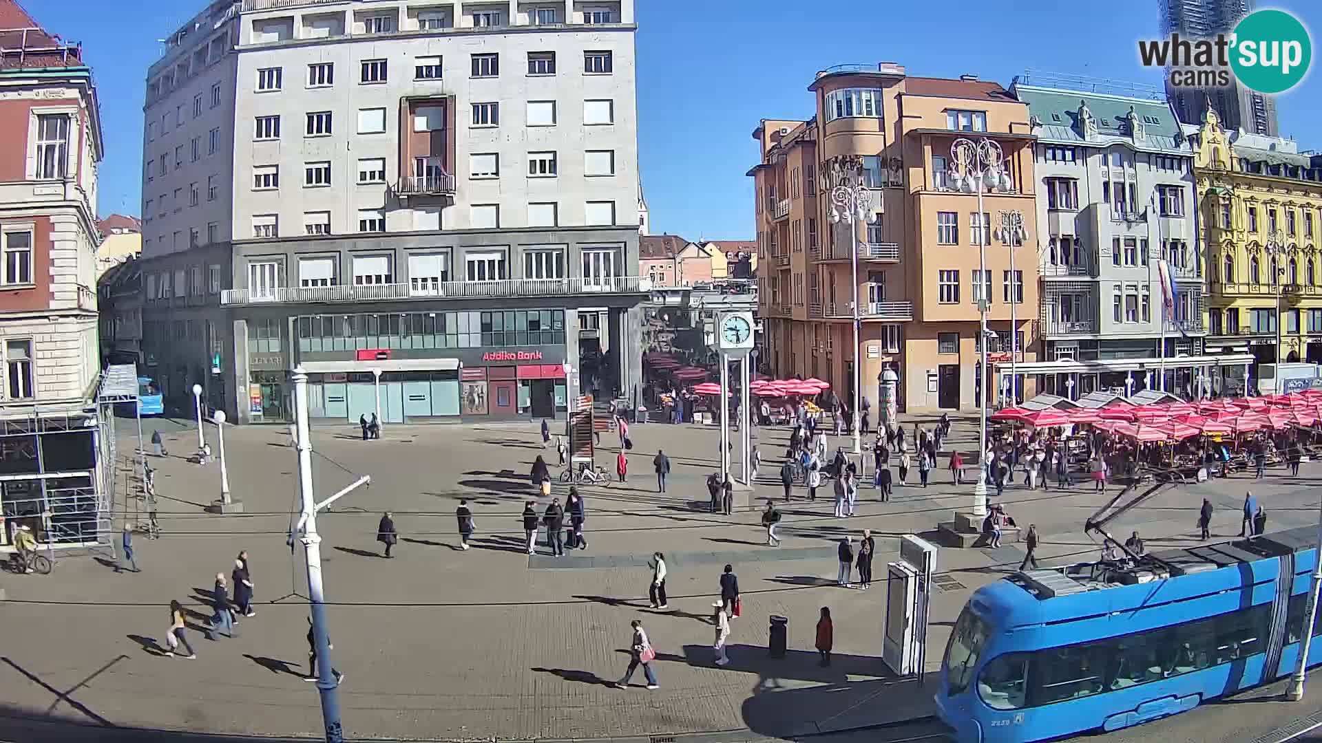 Spletna kamera Zagreb Ban Jelačić