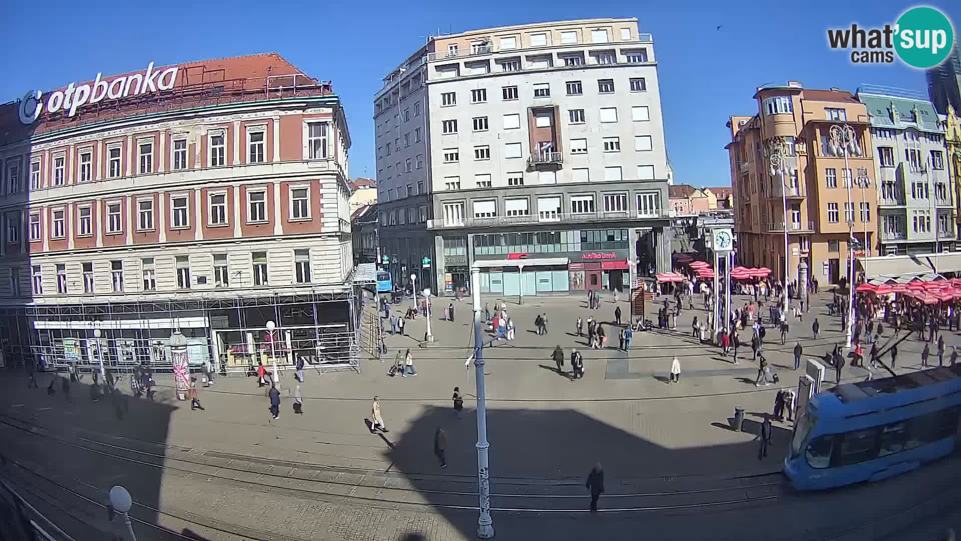 Spletna kamera Zagreb Ban Jelačić