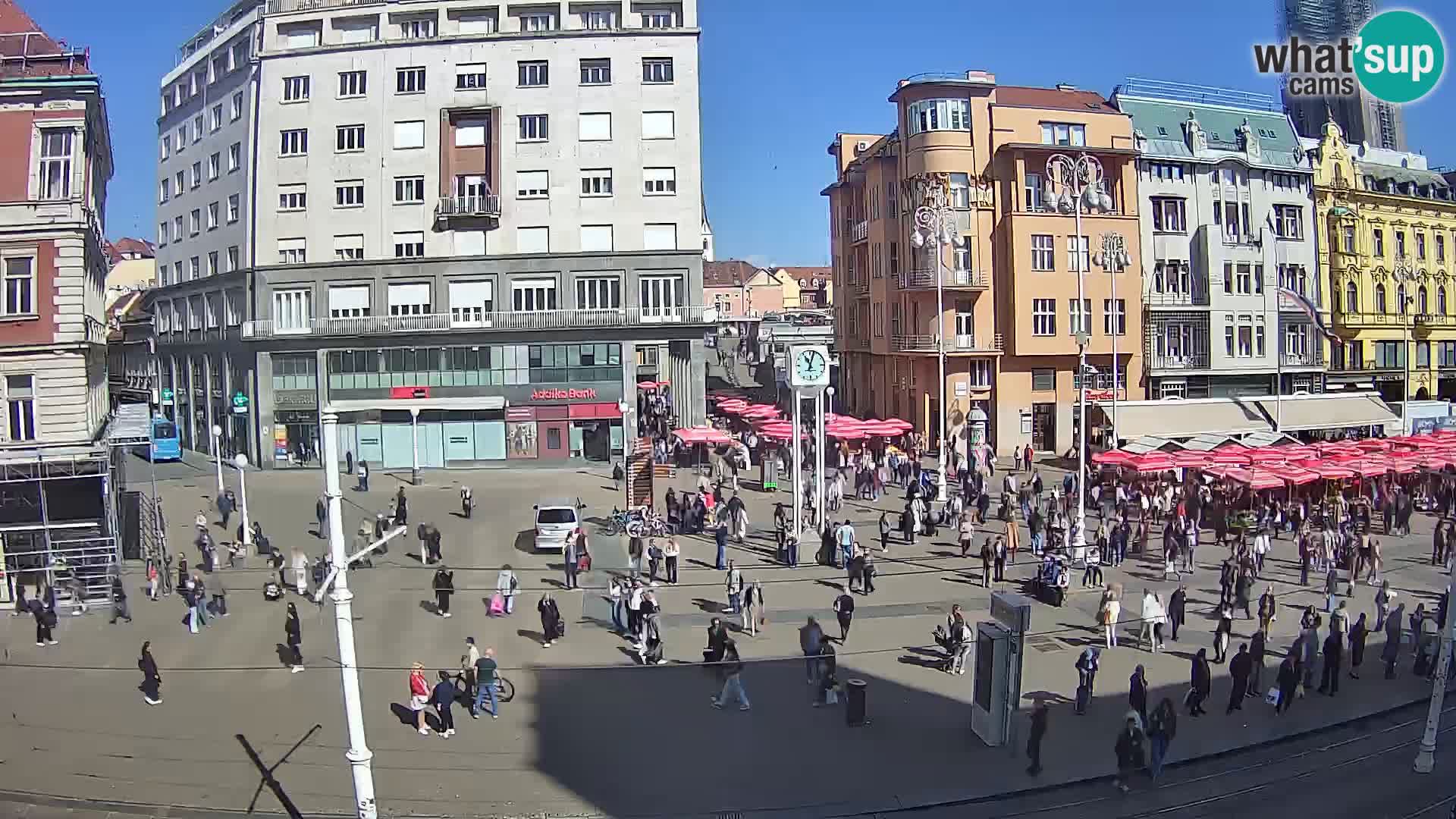 Spletna kamera Zagreb Ban Jelačić
