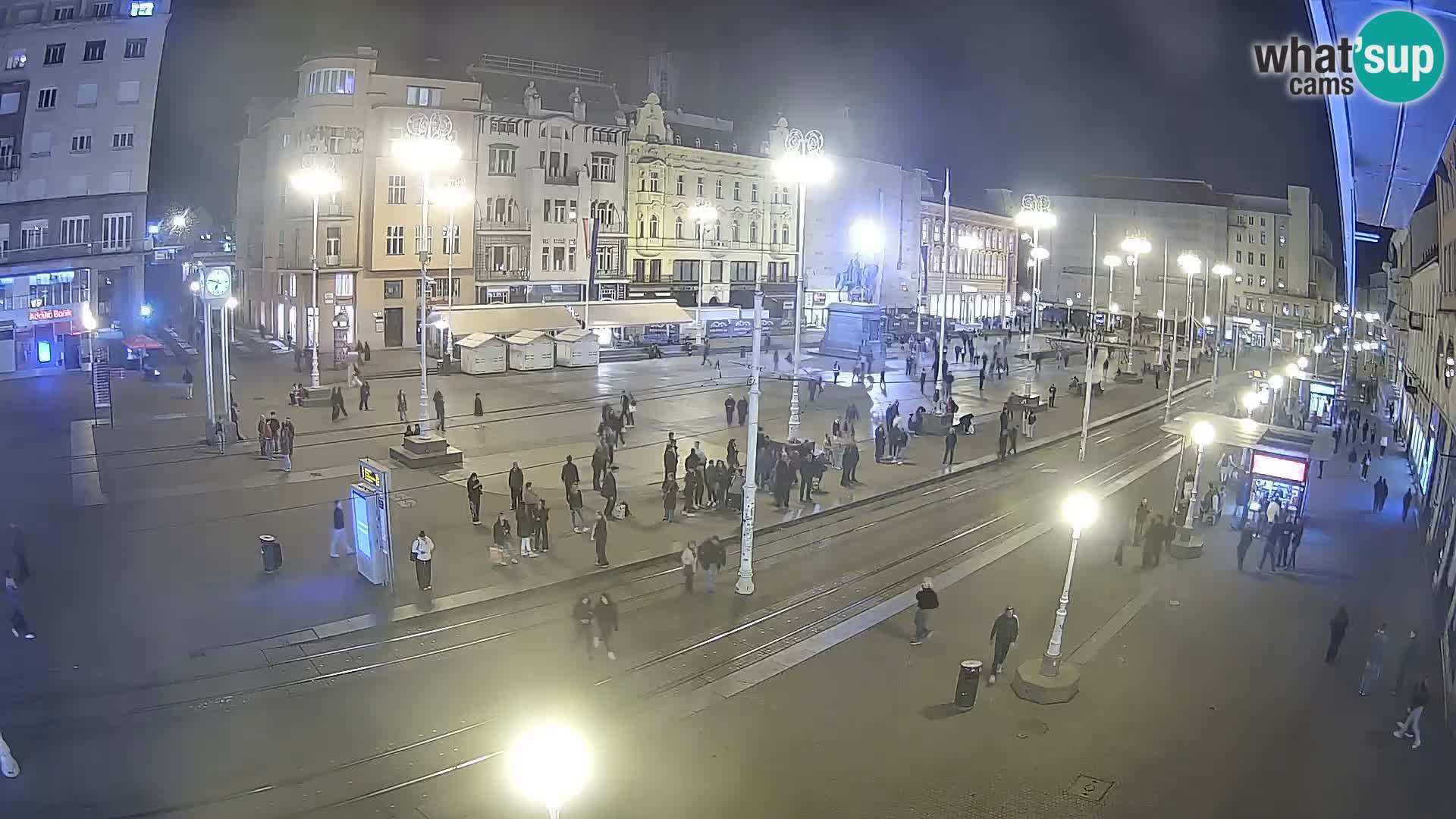Webcam Zagabria Ban Jelacic piazza | Croazia