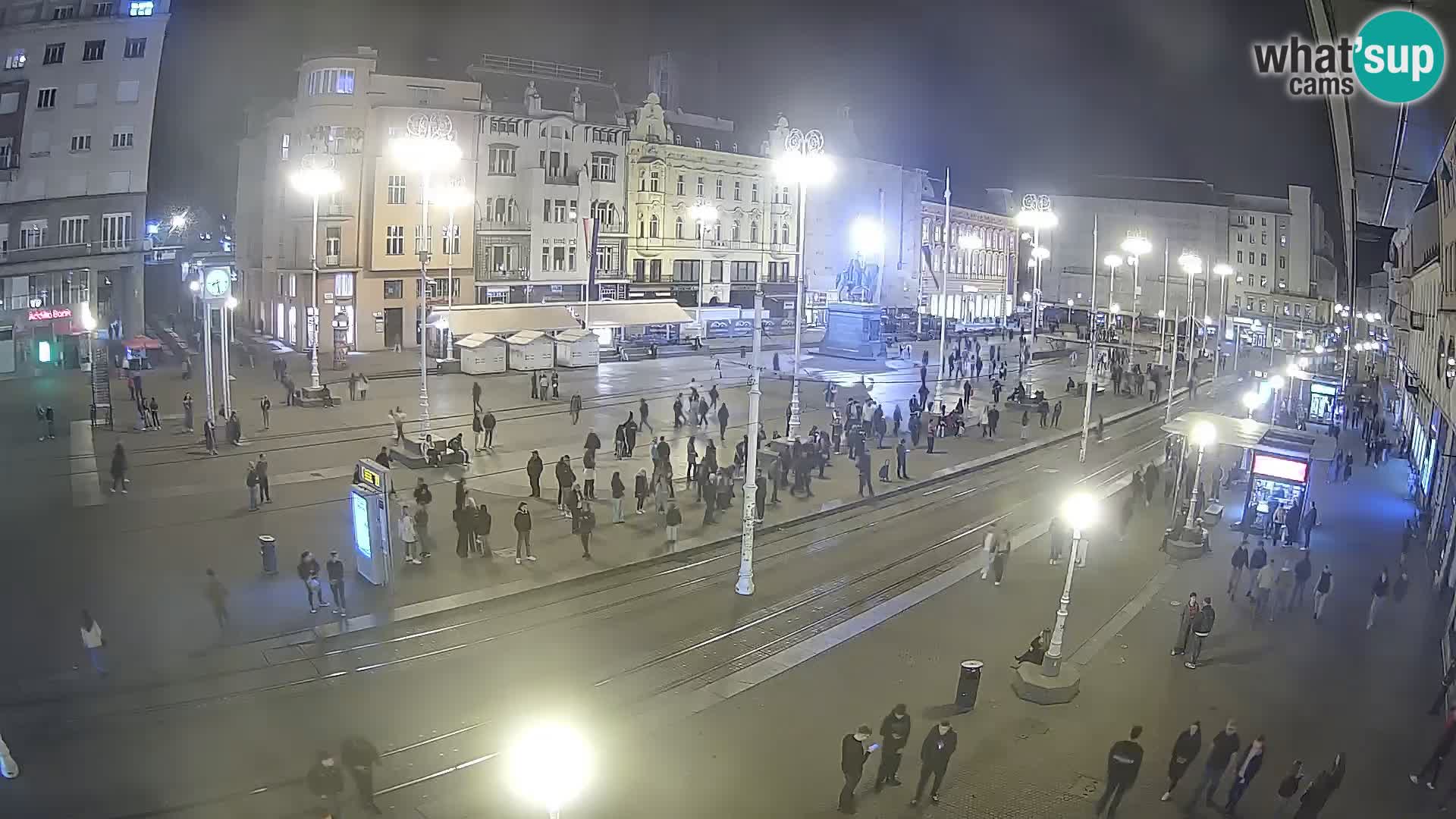 Webcam Zagabria Ban Jelacic piazza | Croazia