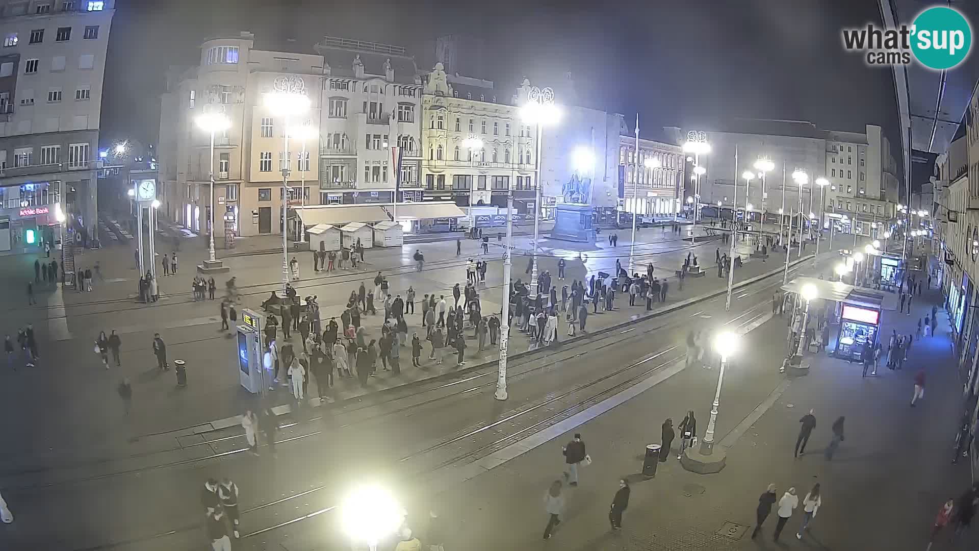 Webcam Zagabria Ban Jelacic piazza | Croazia