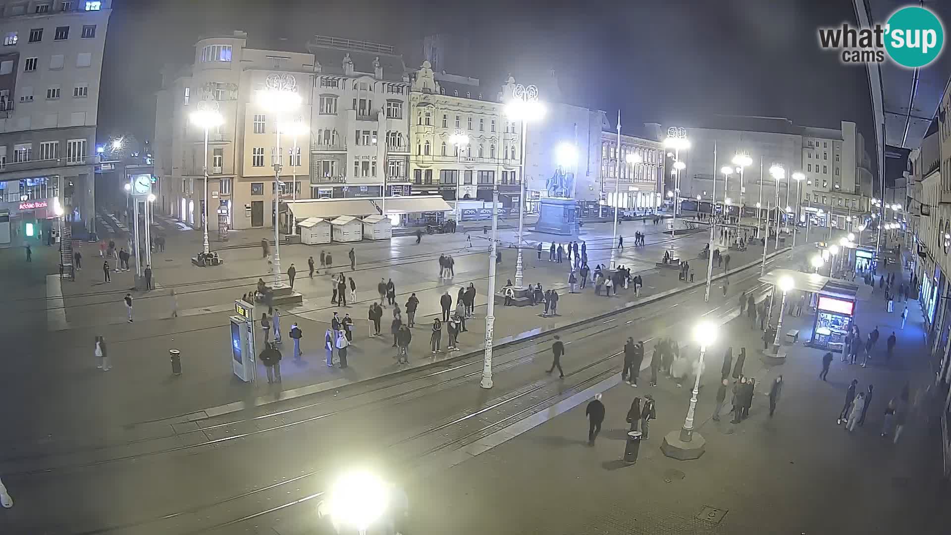 Webcam Zagabria Ban Jelacic piazza | Croazia