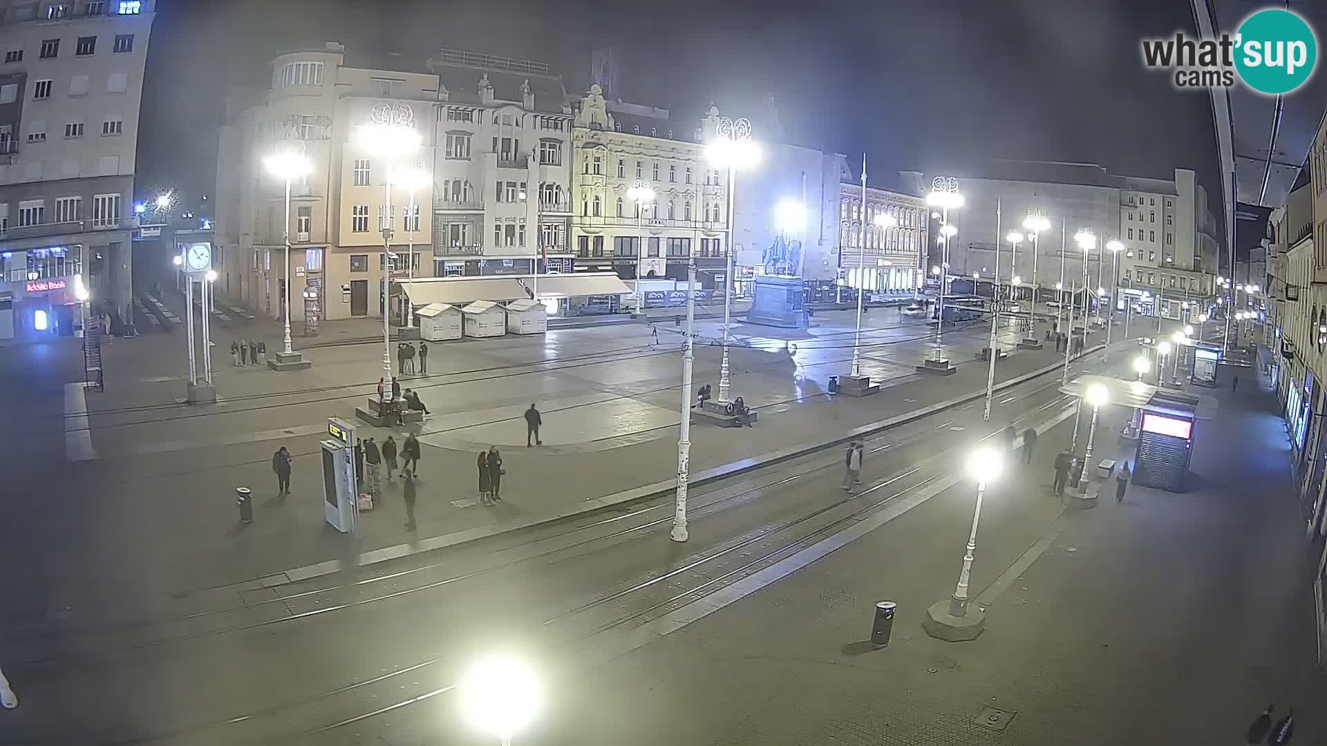 Live Cam Zagreb Ban Jelačić place | Croatie