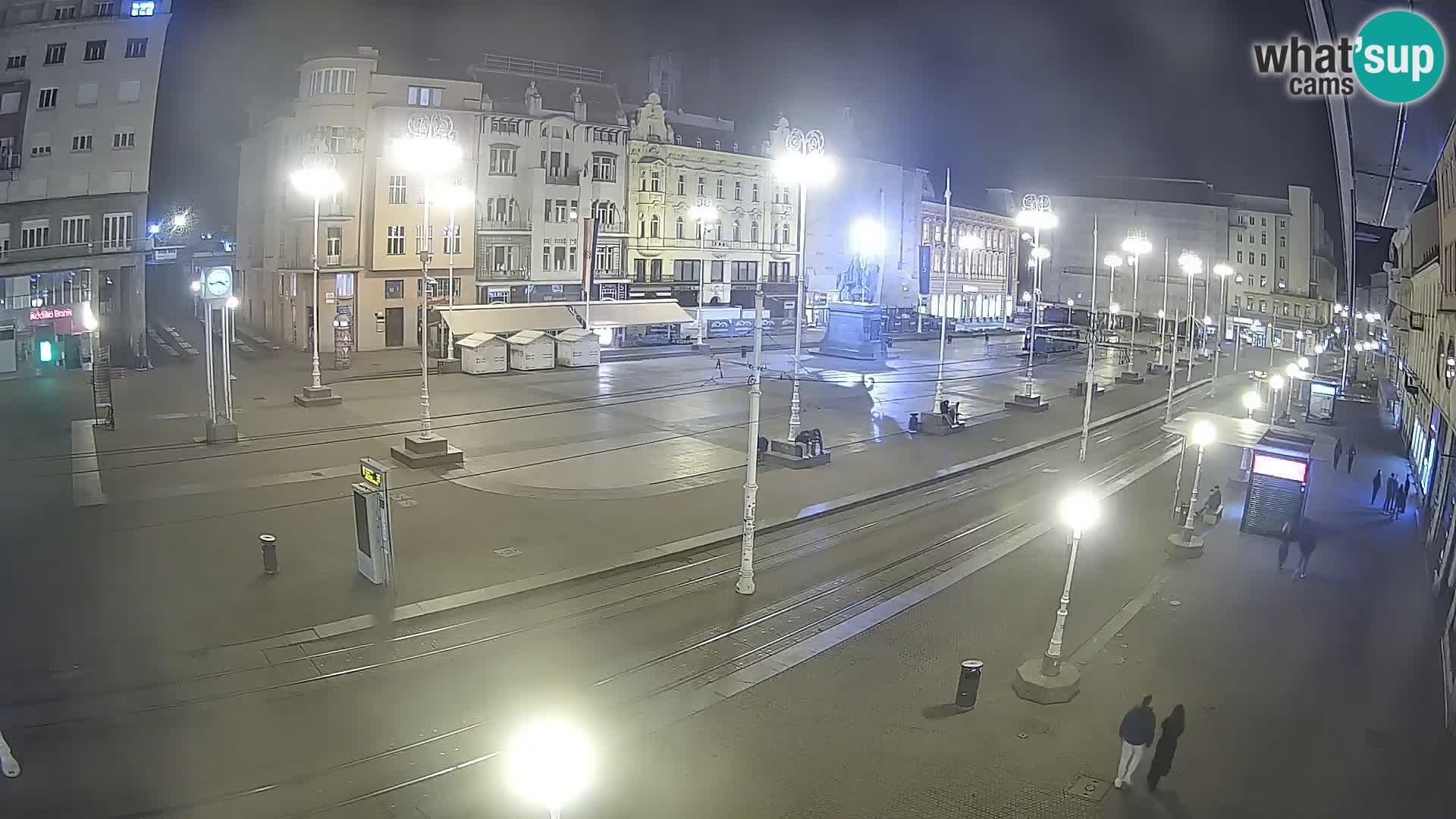 Webcam Zagreb Bana Jelačića square | Croatia