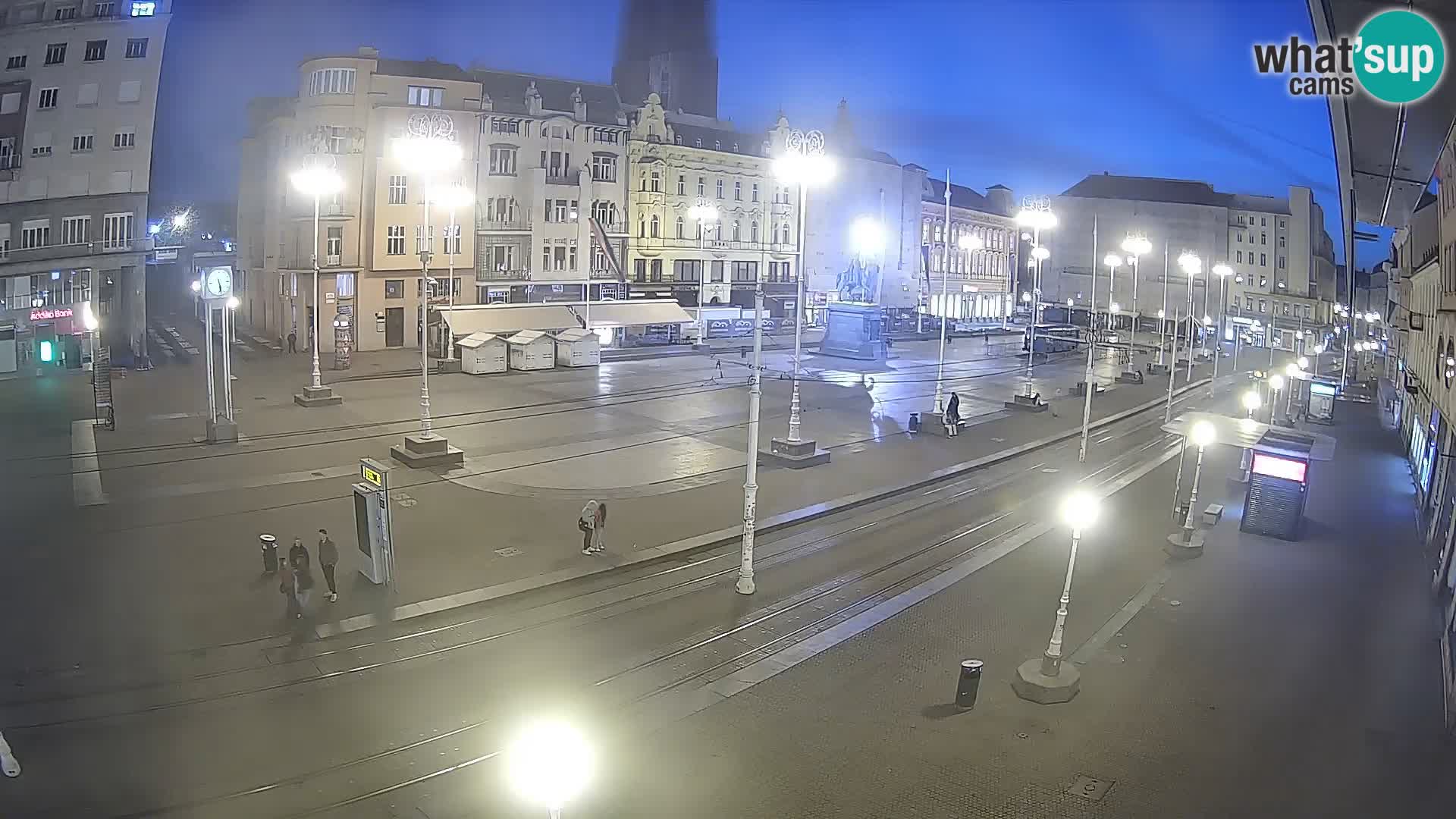 Live Cam Zagreb Ban Jelačić place | Croatie