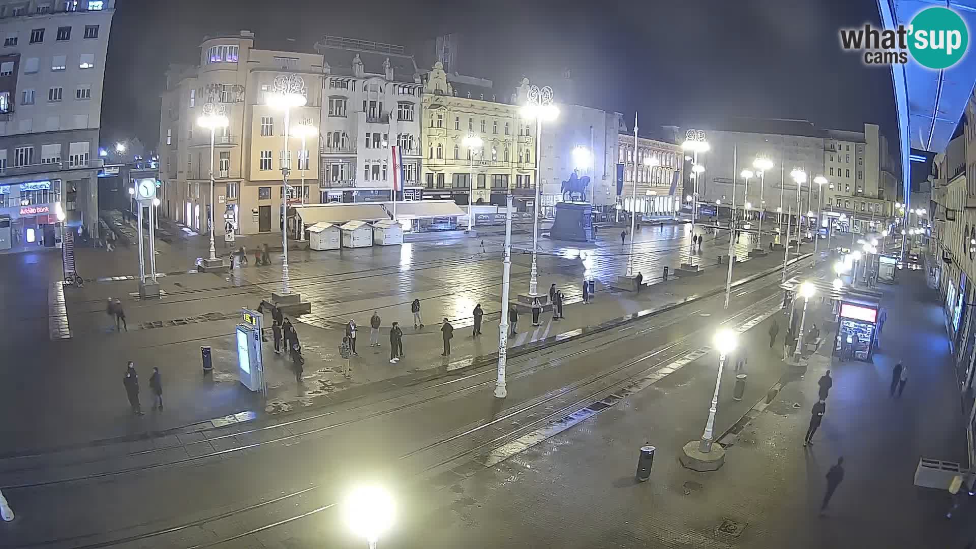 Webcam Zagabria Ban Jelacic piazza | Croazia