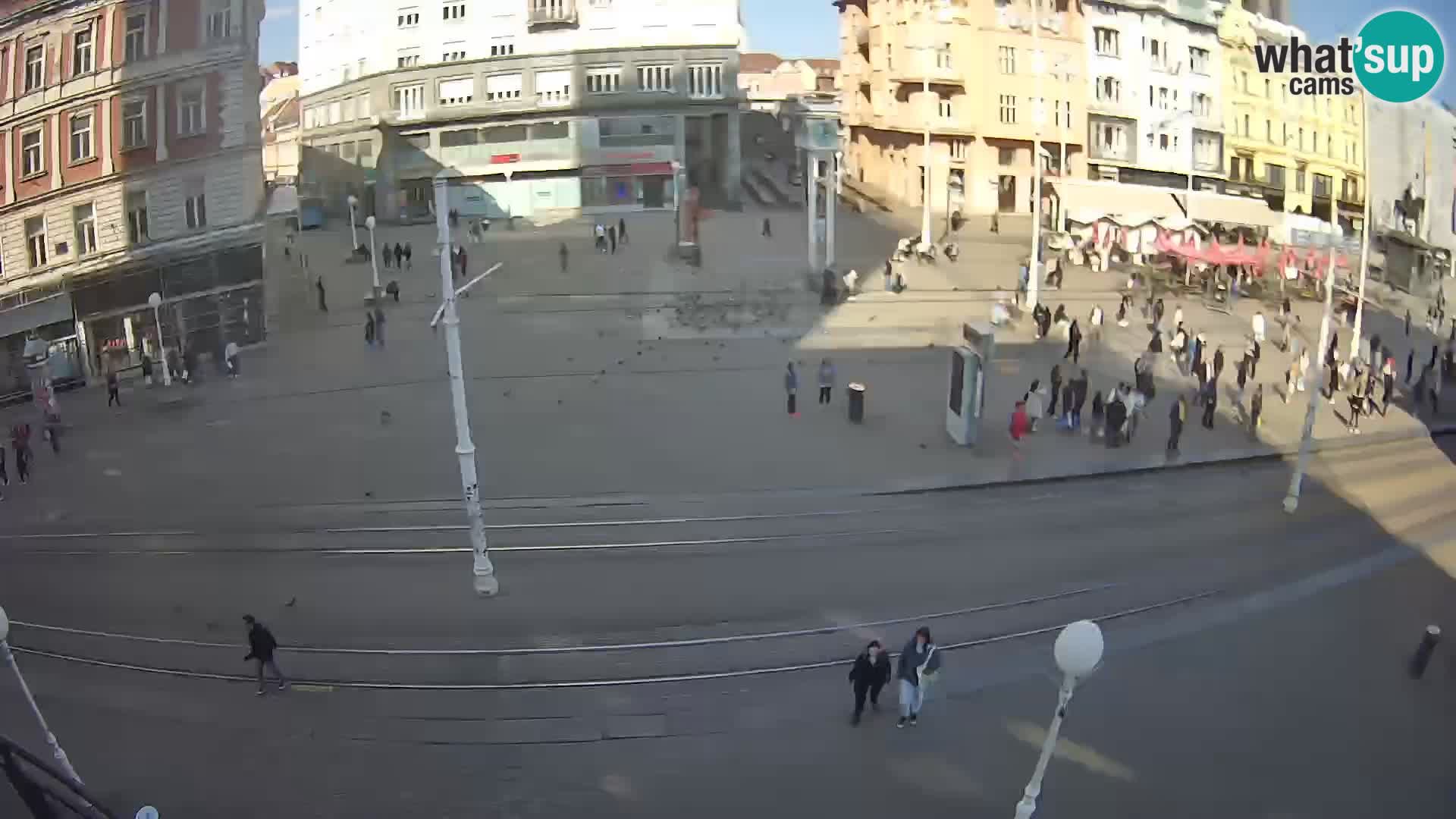 Webcam Zagreb Bana Jelačića square | Croatia