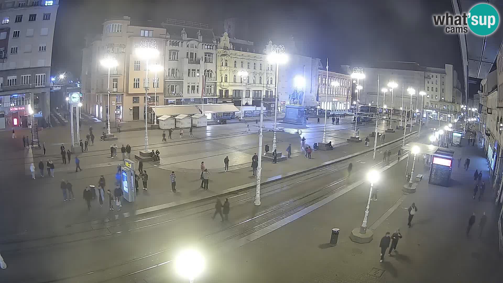 Webcam Zagreb Bana Jelačića square | Croatia