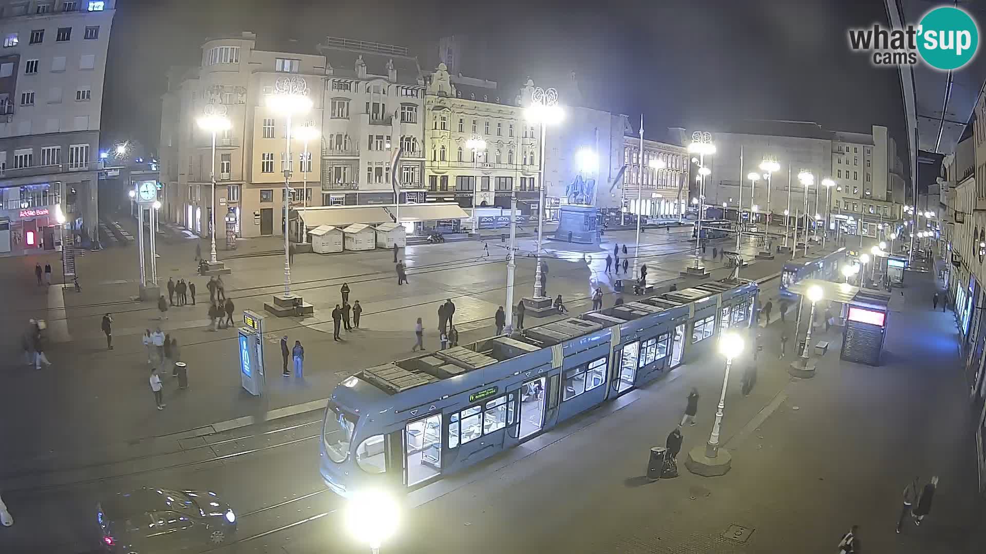 Webcam Zagreb Bana Jelačića square | Croatia