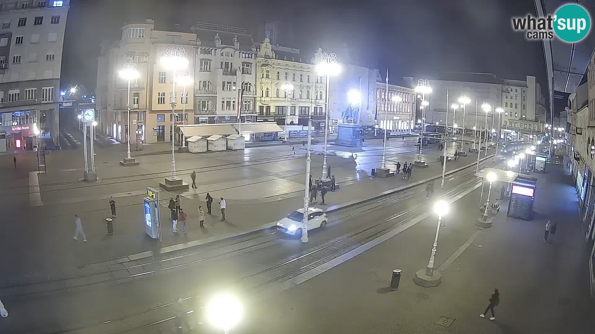 Webcam Zagreb Bana Jelačića square | Croatia