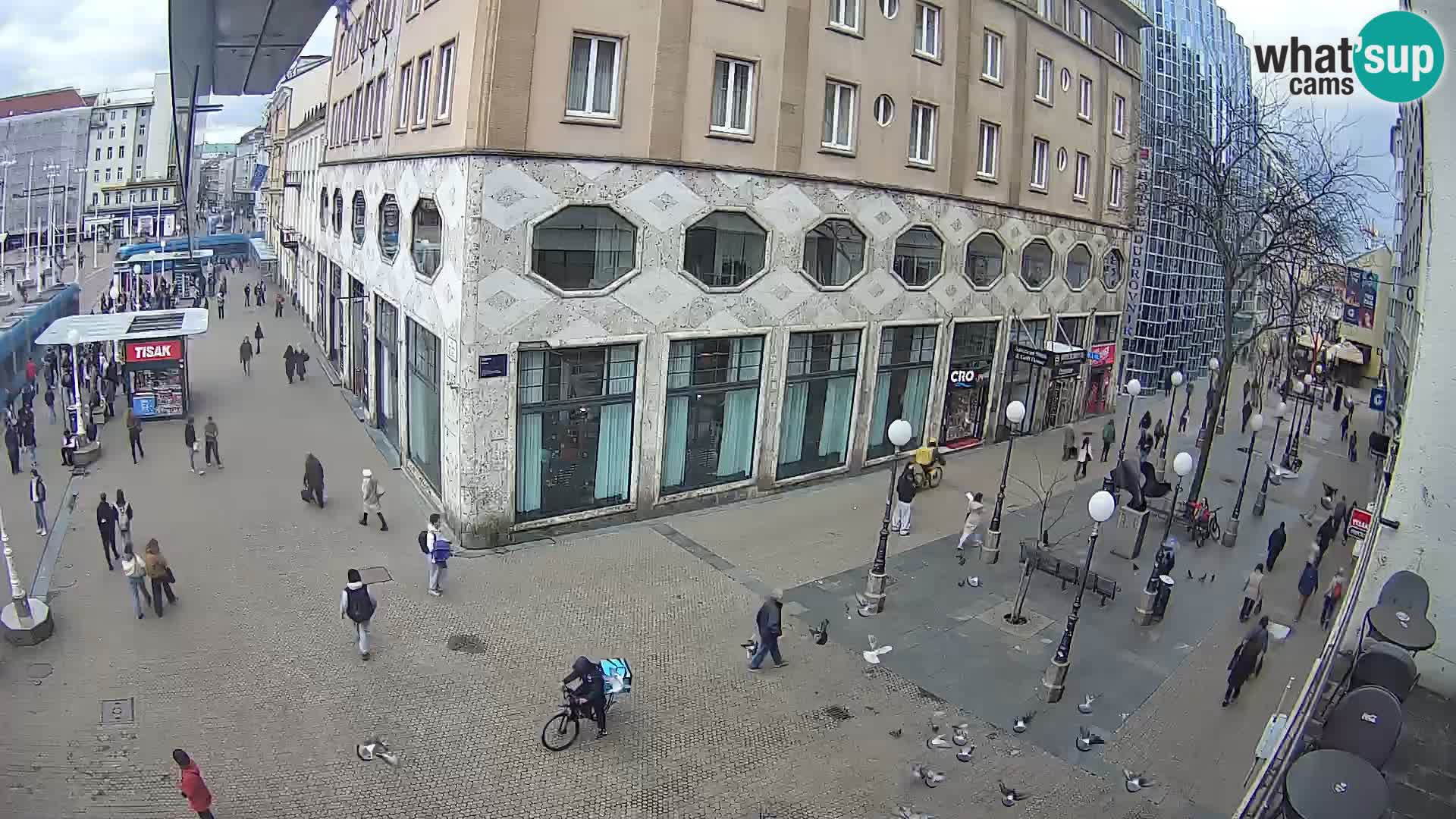 Spletna kamera Zagreb Ban Jelačić