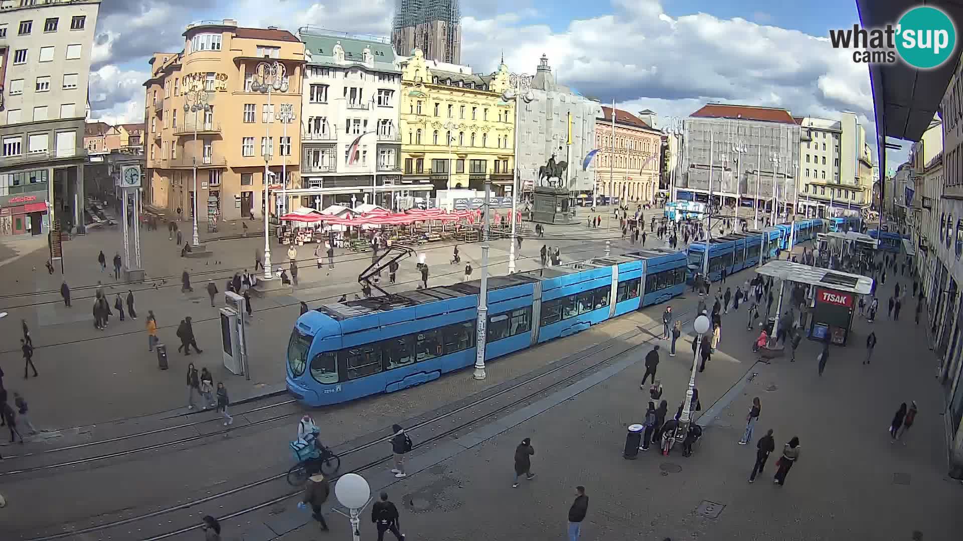 Spletna kamera Zagreb Ban Jelačić