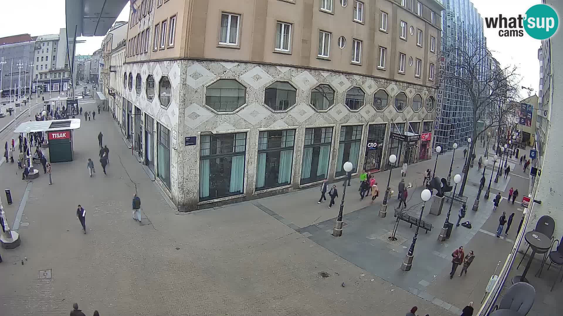 Live Cam Zagreb Ban Jelačić place | Croatie