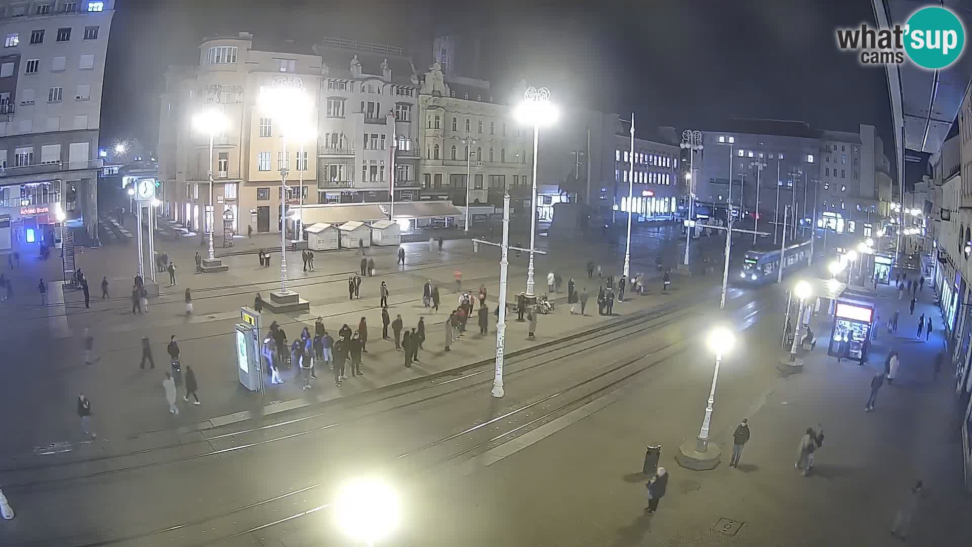 Webcam Zagreb Bana Jelačića square | Croatia