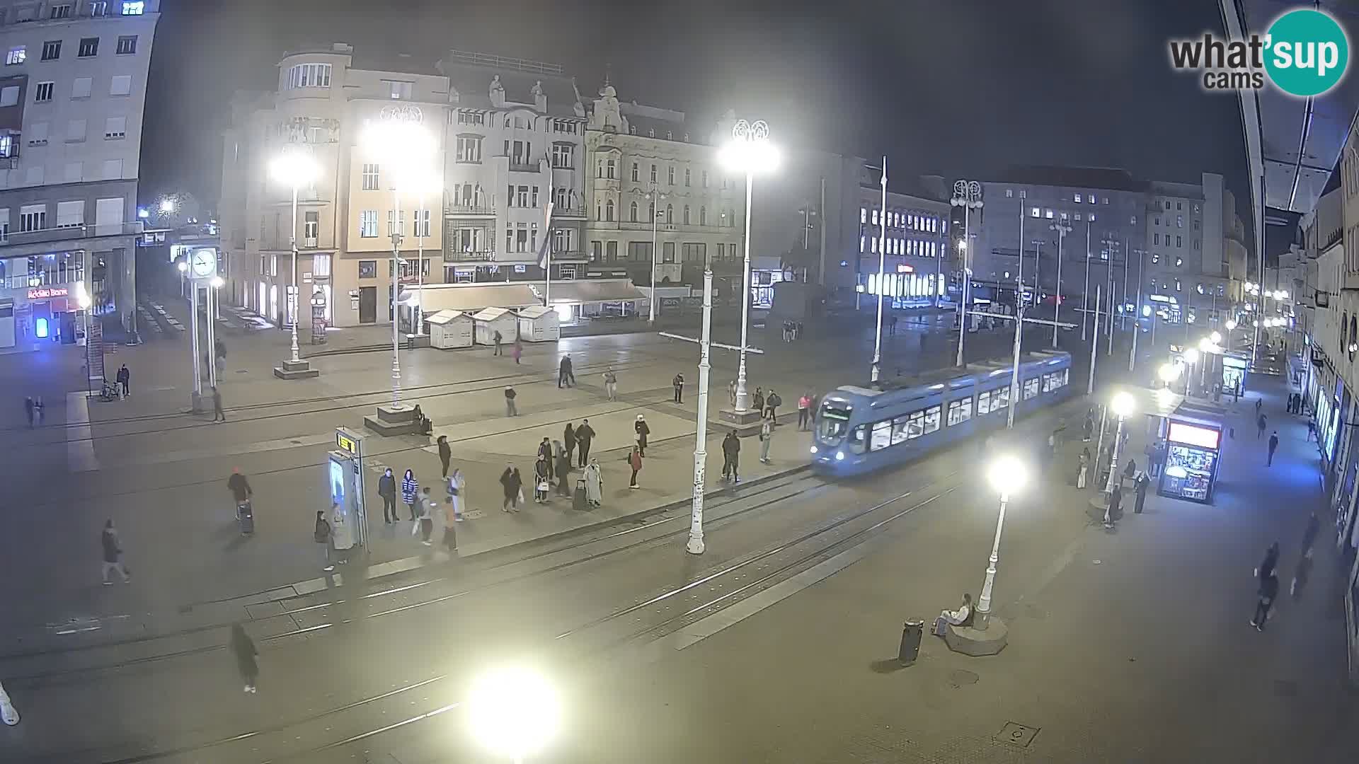 Webcam Zagreb Bana Jelačića square | Croatia