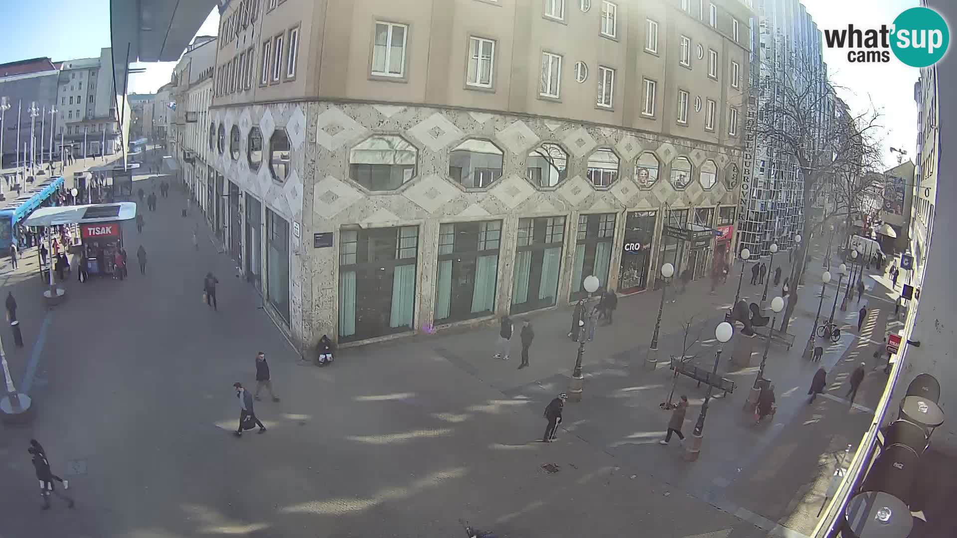 Live Cam Zagreb Ban Jelačić place | Croatie