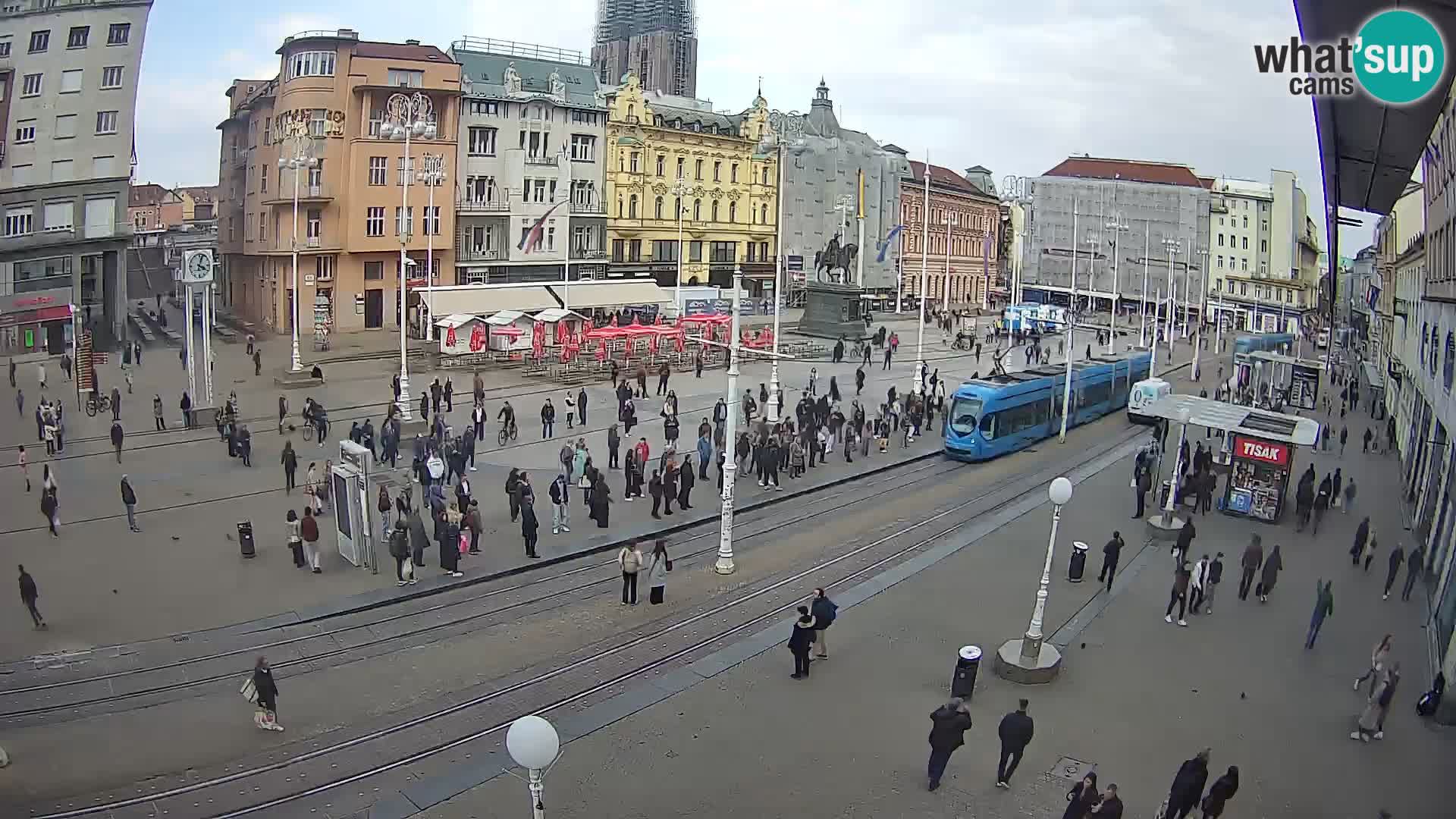Spletna kamera Zagreb Ban Jelačić