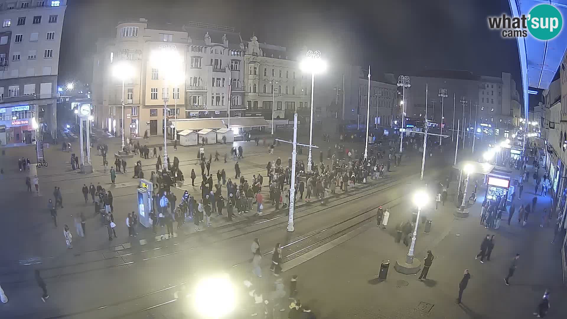 Webcam Zagabria Ban Jelacic piazza | Croazia