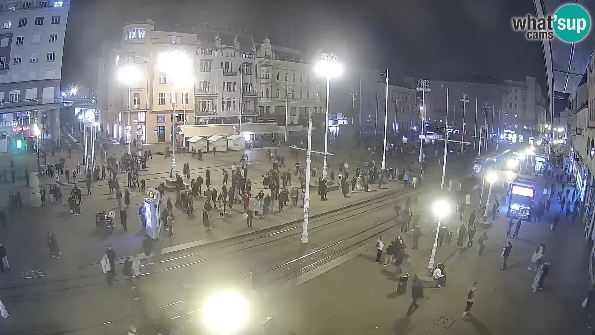 Live Cam Zagreb Ban Jelačić place | Croatie