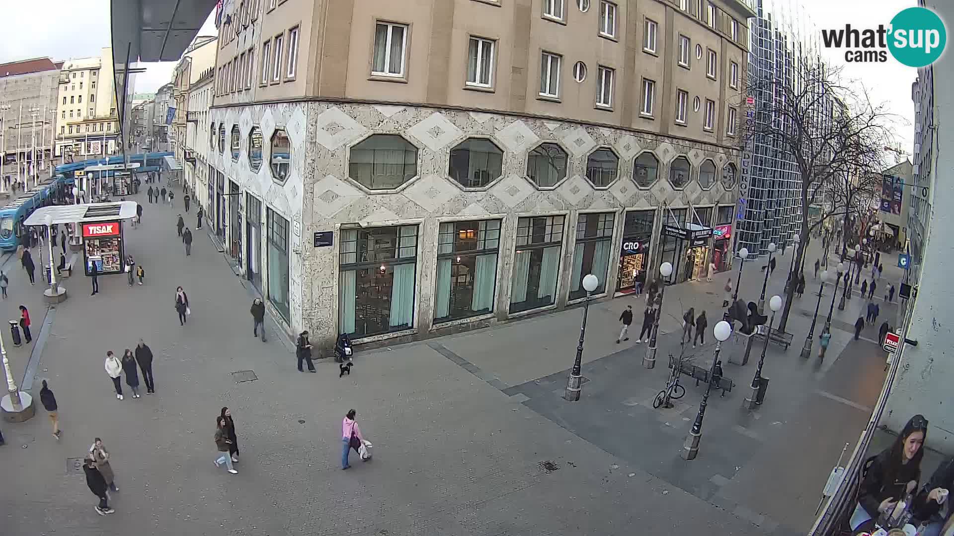 Live Cam Zagreb Ban Jelačić place | Croatie
