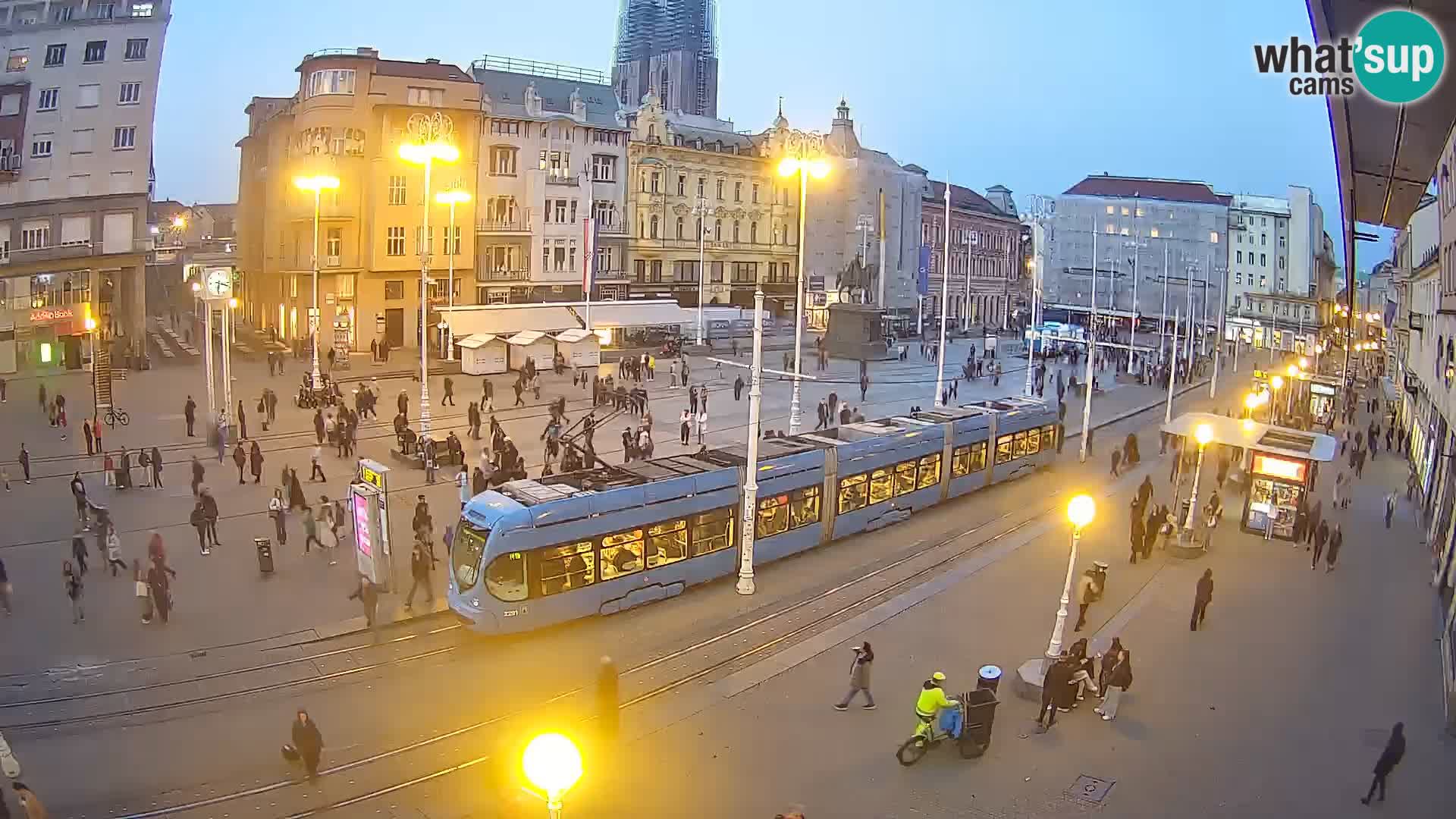Spletna kamera Zagreb Ban Jelačić