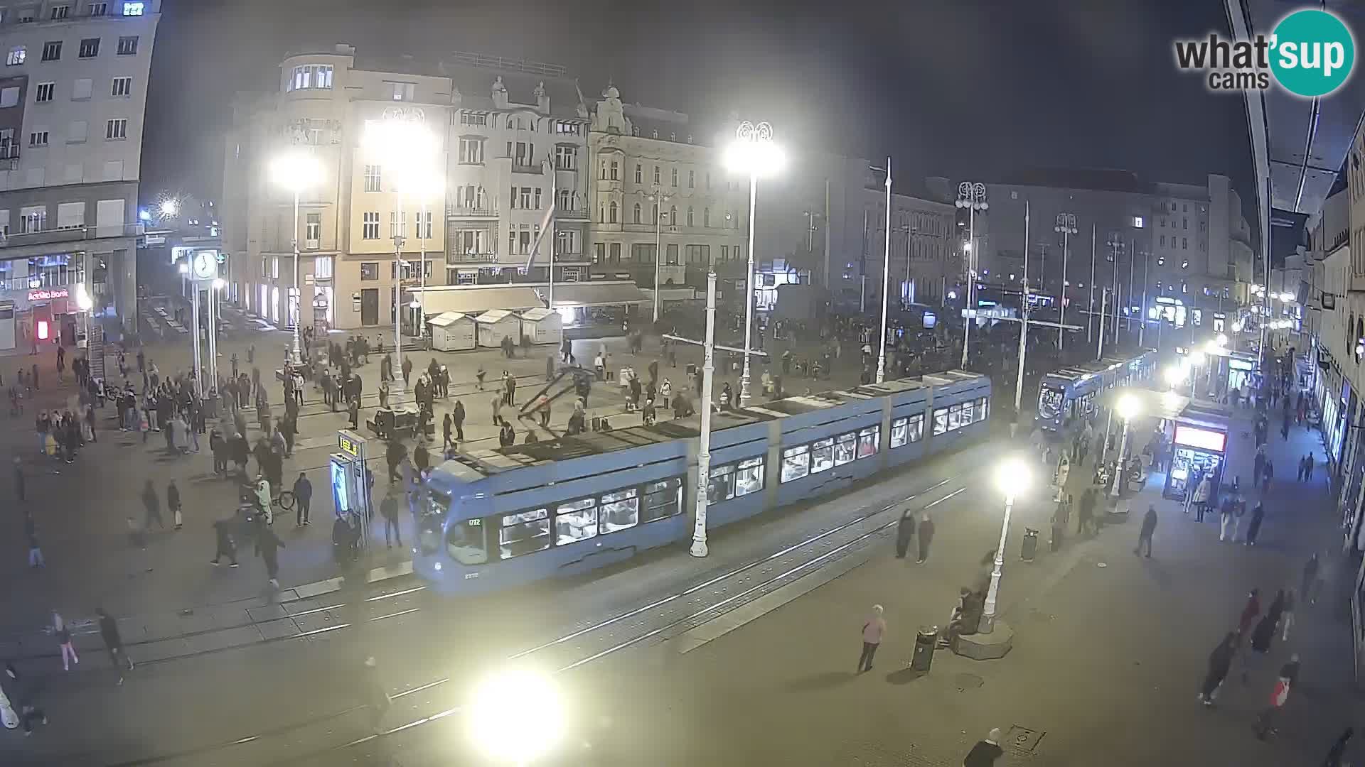 Zagreb webcam Ban Jelacica Platz | Kroatien