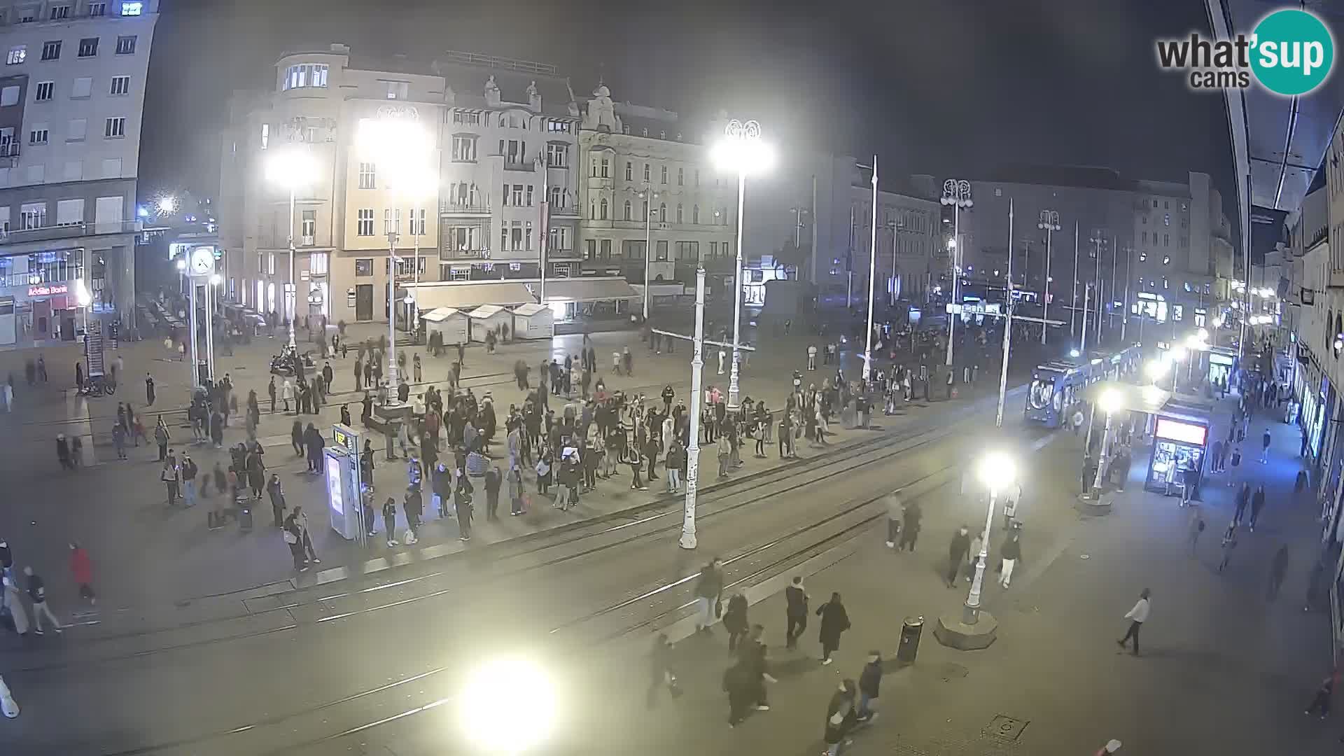 Live Cam Zagreb Ban Jelačić place | Croatie