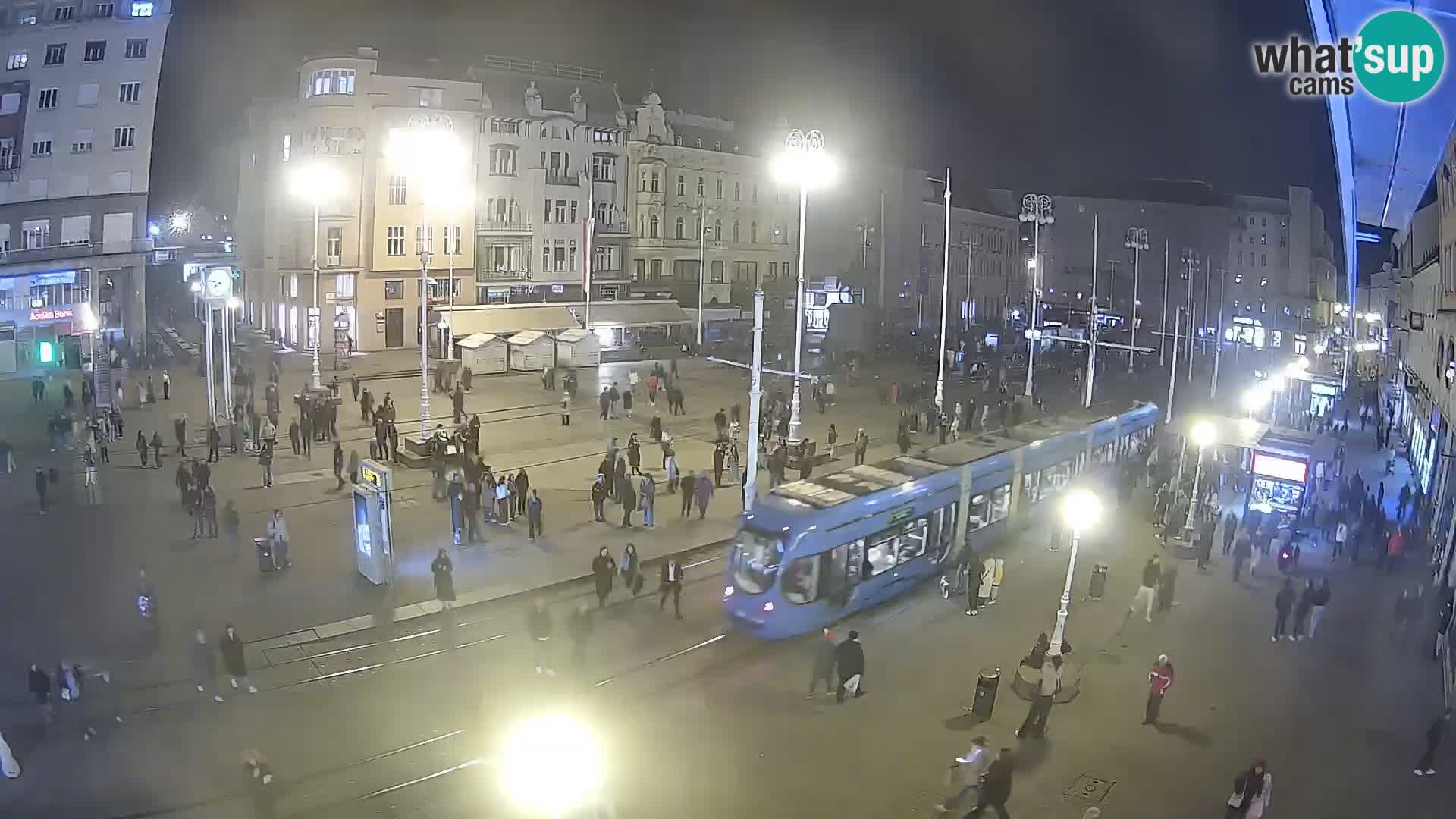 Webcam Zagreb Bana Jelačića square | Croatia