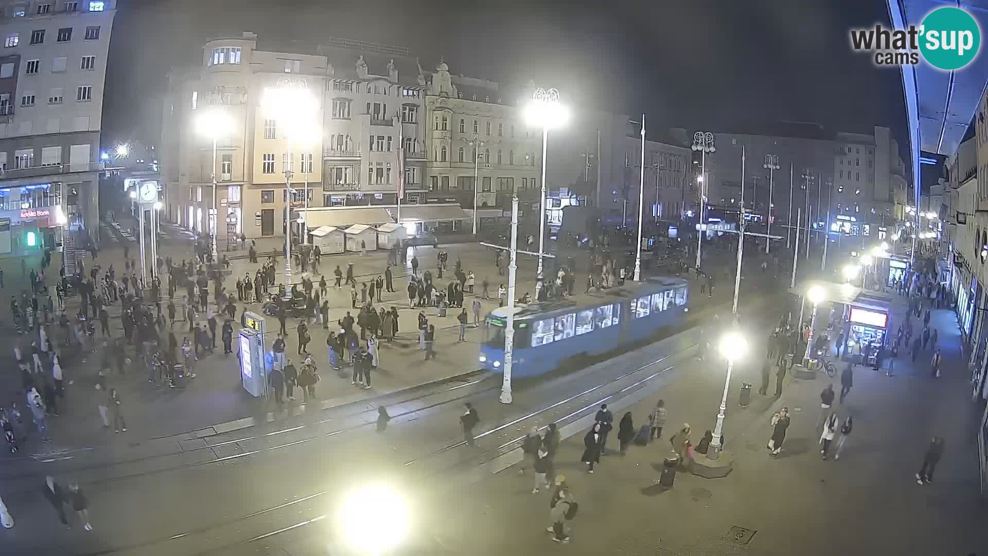 Zagreb webcam Ban Jelacica Platz | Kroatien