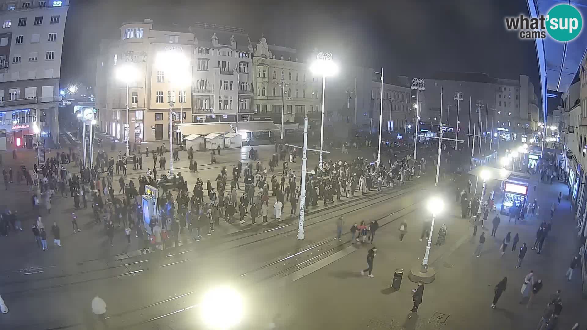 Spletna kamera Zagreb Ban Jelačić