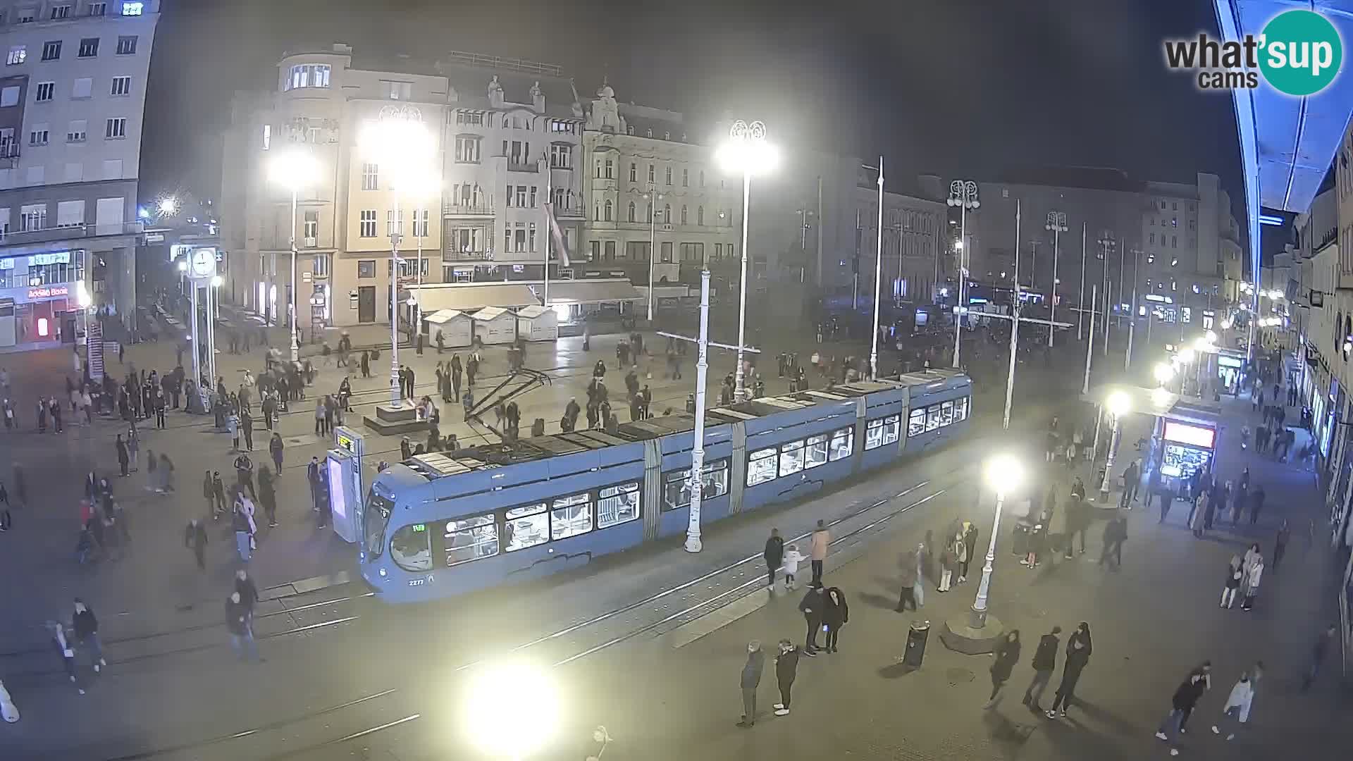 Zagreb webcam Ban Jelacica Platz | Kroatien