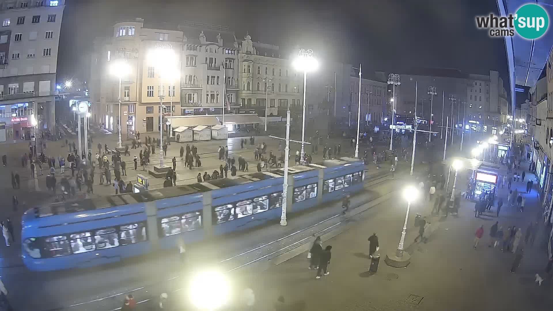 Webcam Zagabria Ban Jelacic piazza | Croazia