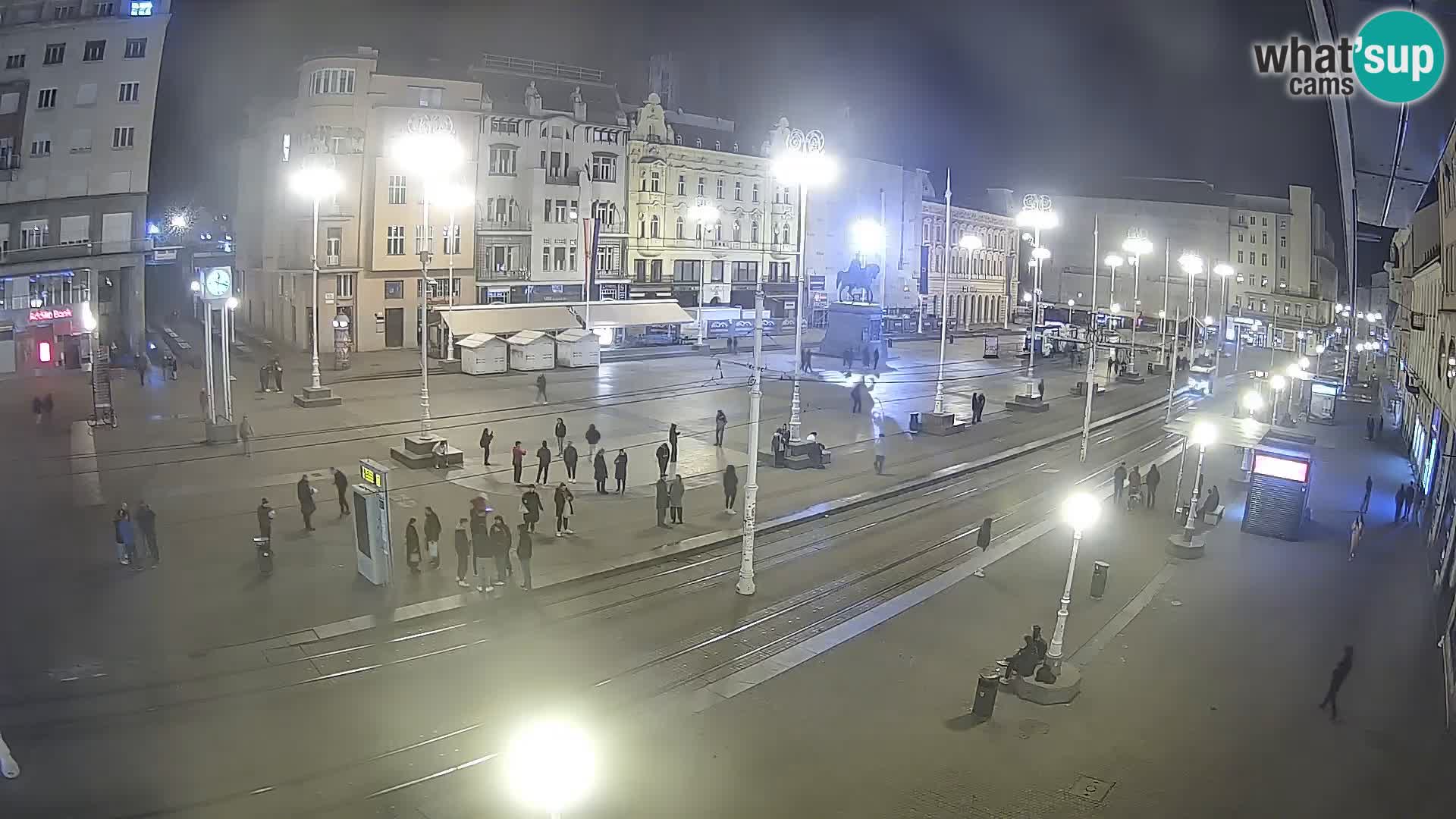 Webcam Zagreb Bana Jelačića square | Croatia
