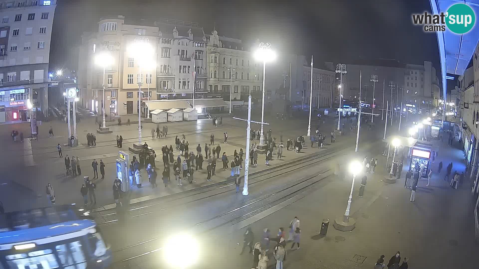 Zagreb live cam Bana Jelačića