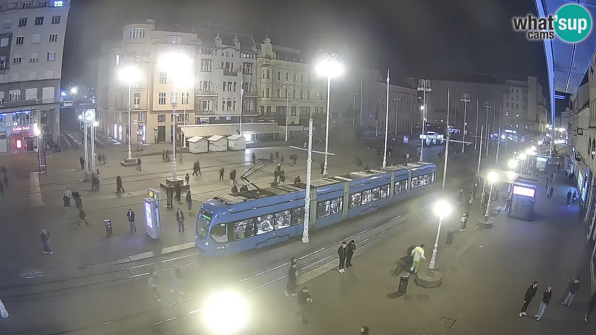 Webcam Zagreb Bana Jelačića square | Croatia